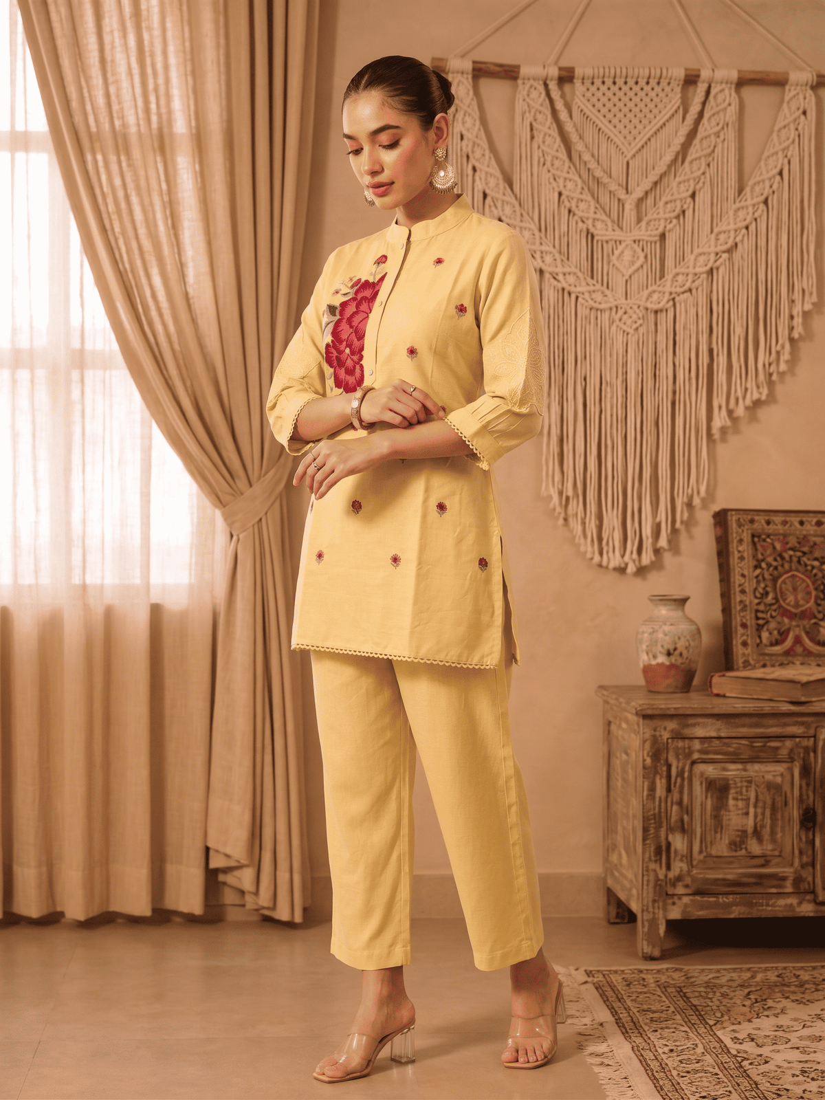 Aurelia Vatican Gold Co-Ord Set