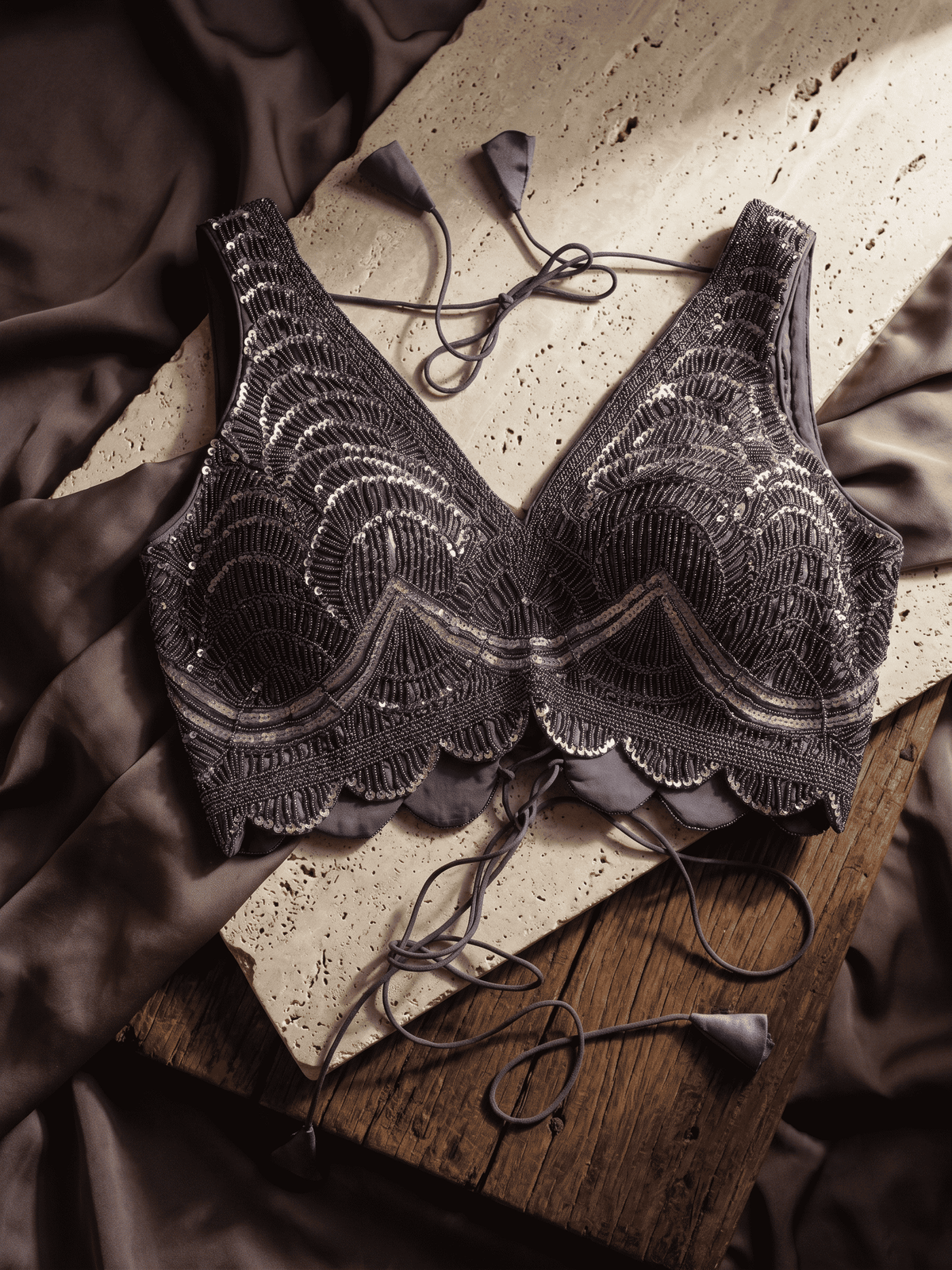 đ Imperial Grace Handcrafted Blouse