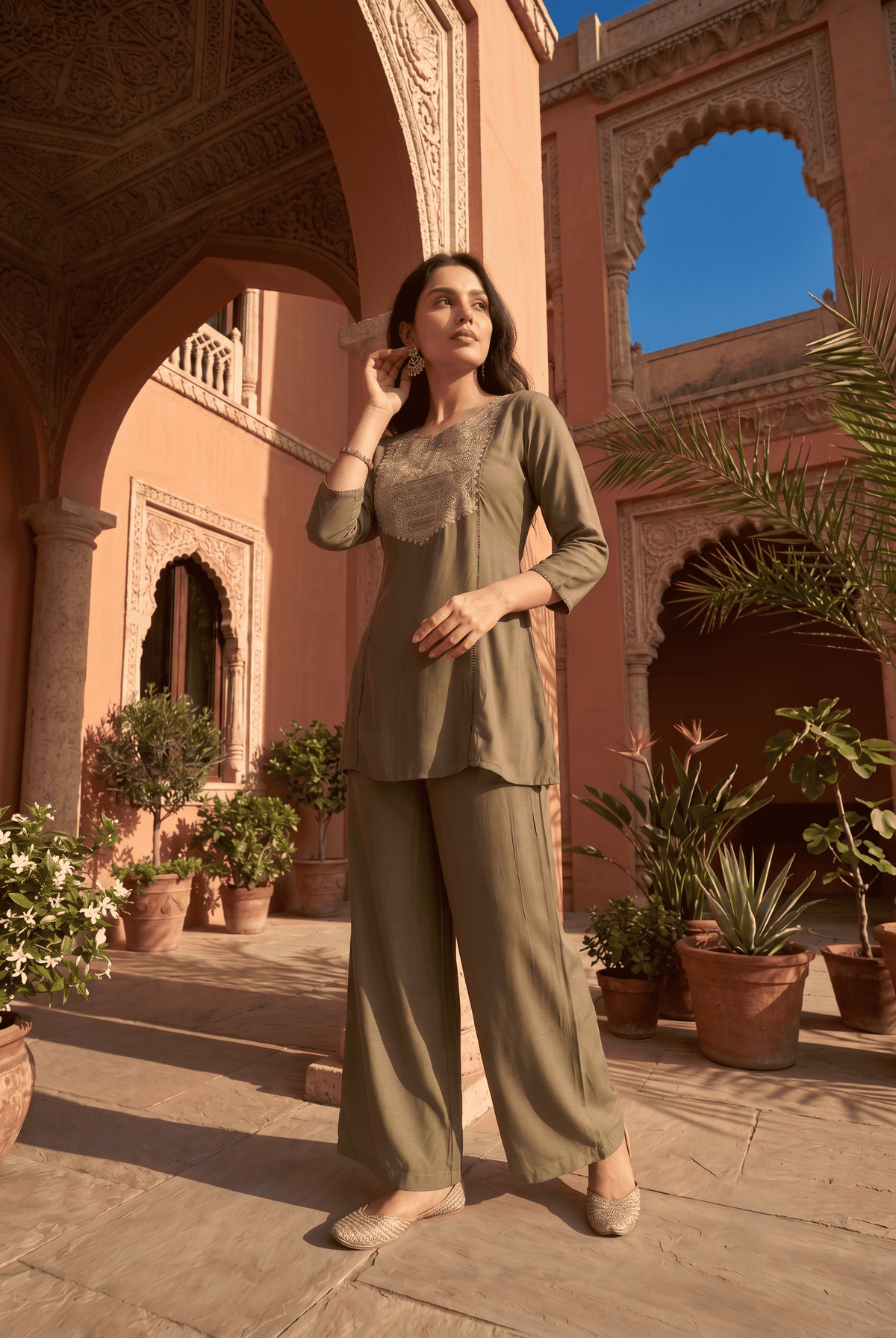 Kiara Embroidered Co-Ord Set