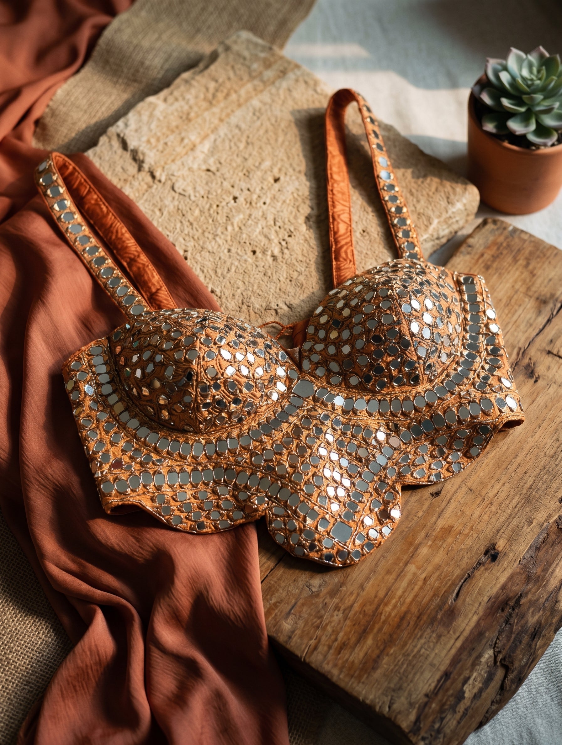 Chandrika Mirror Blouse