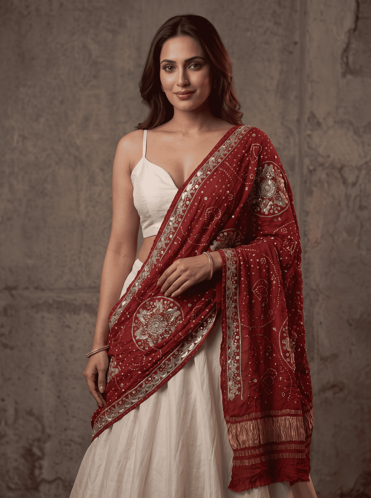 Royal Gajji Silk Dupatta