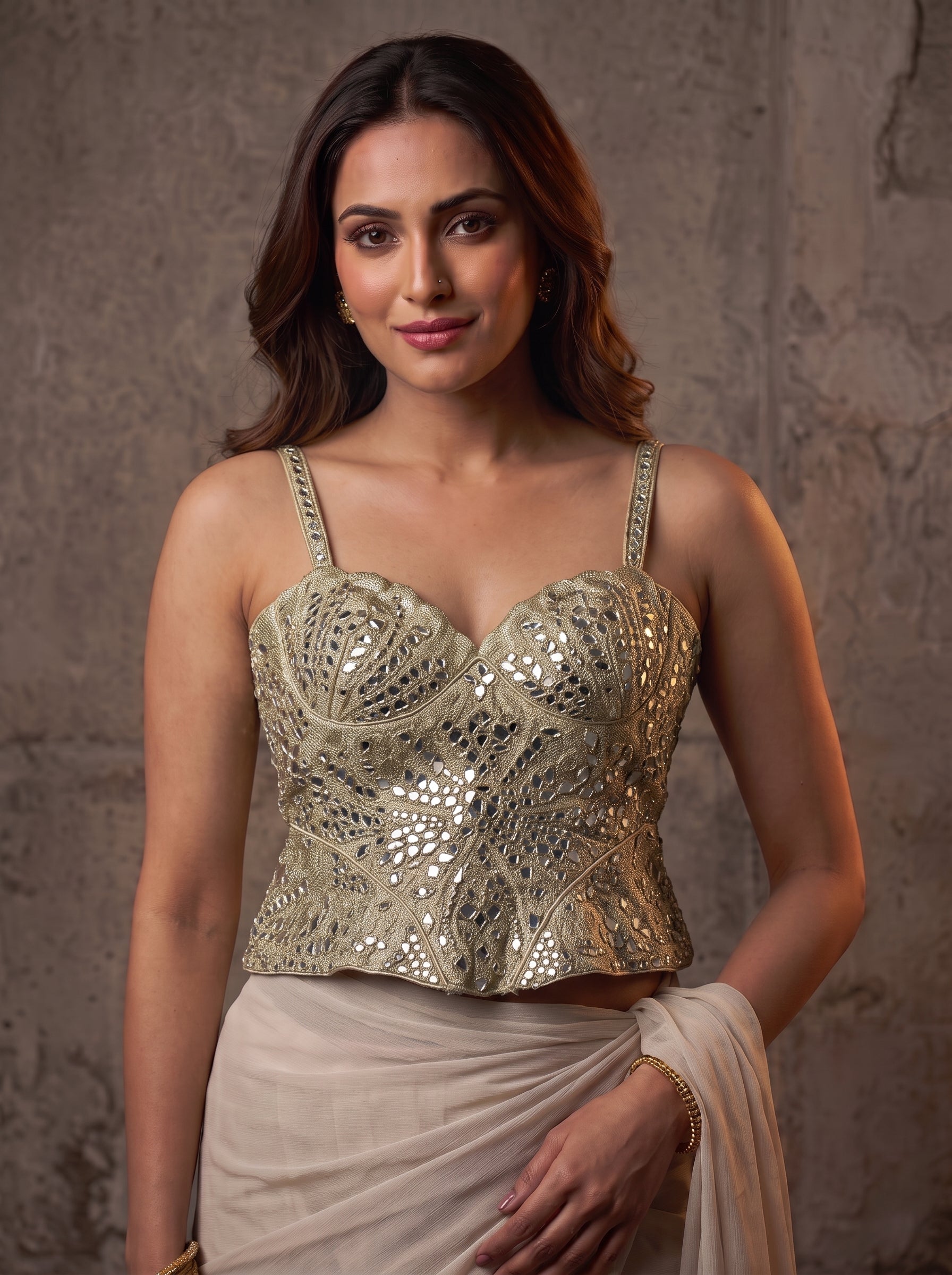 Alora Royal Blouse
