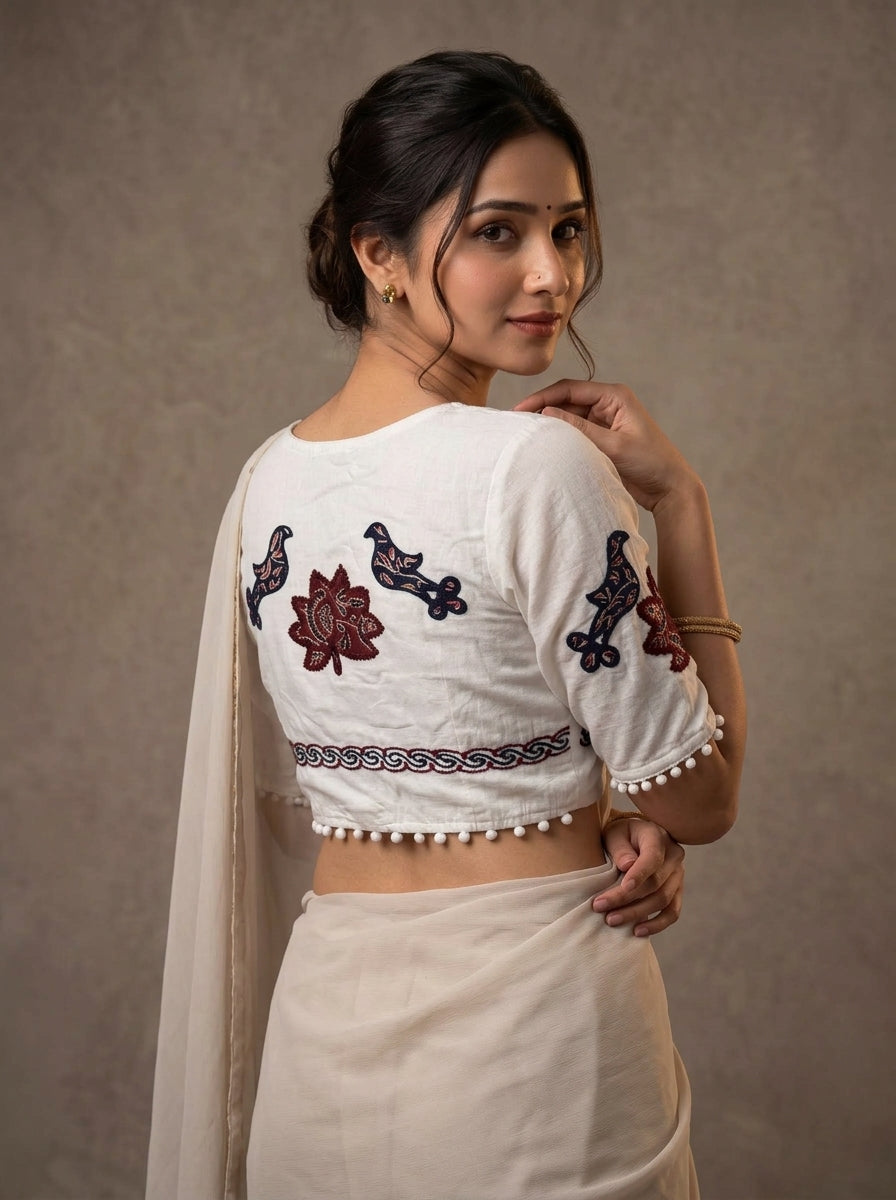 Aarohi Mal Cotton Blouse