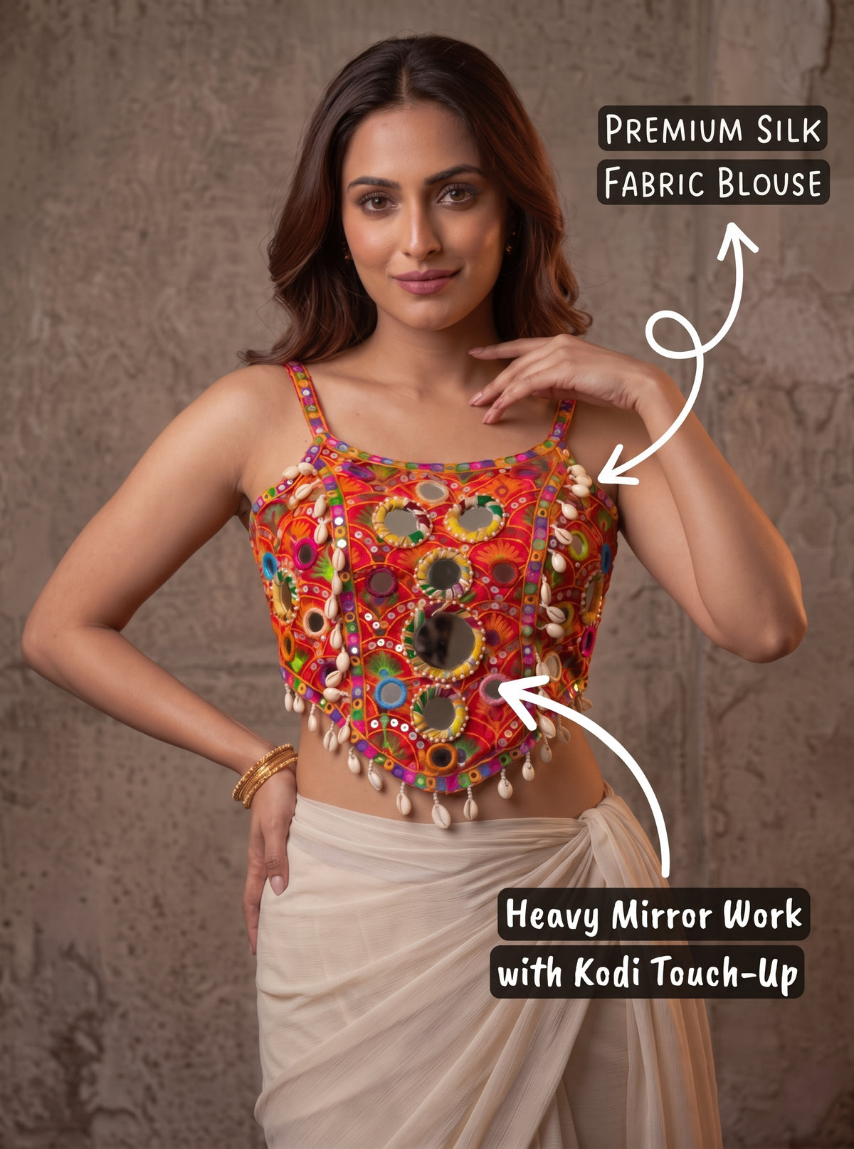 Jhalak Navratri Mirror Blouse