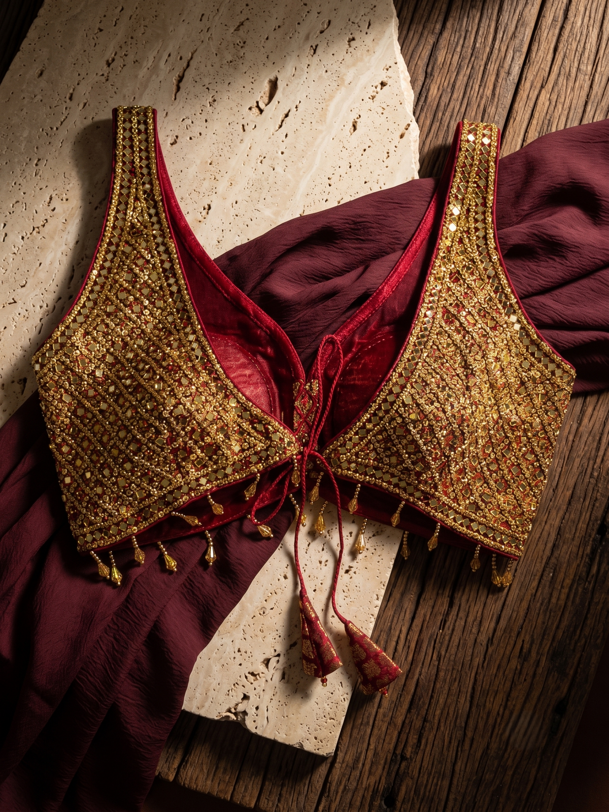 Lunara Festive Glow Blouse