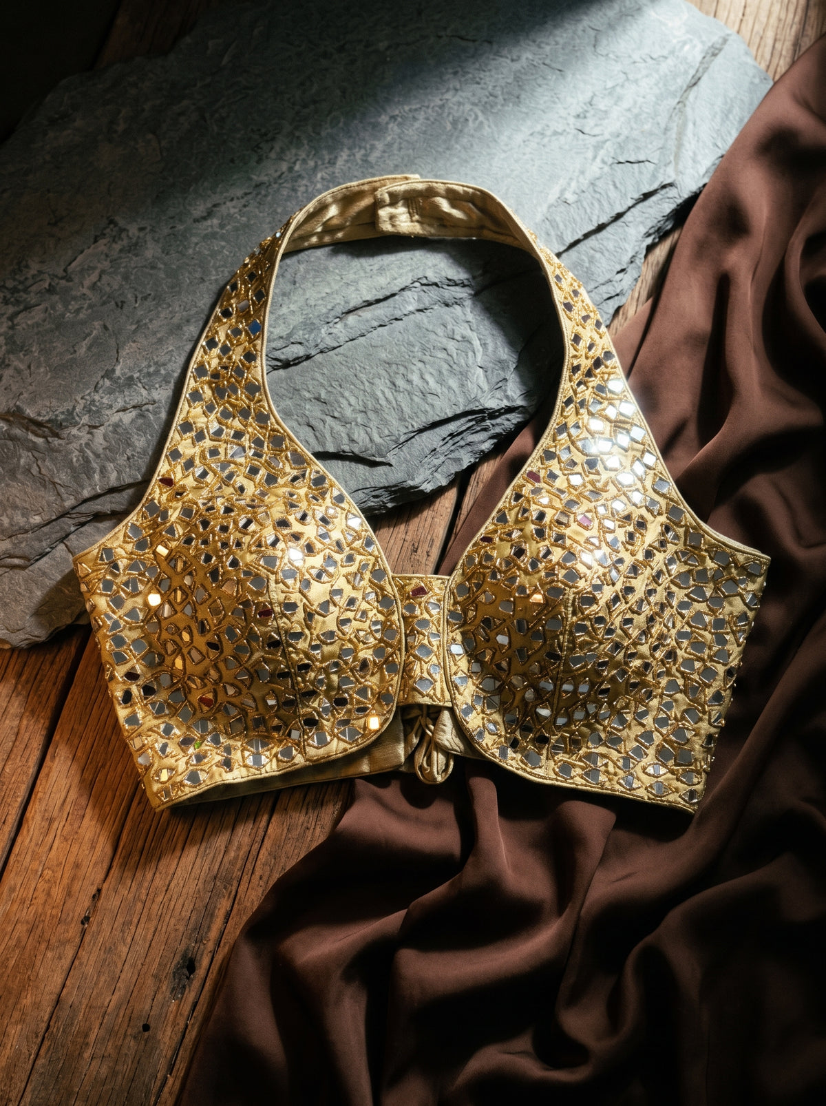 Mirror Muse Halter Blouse