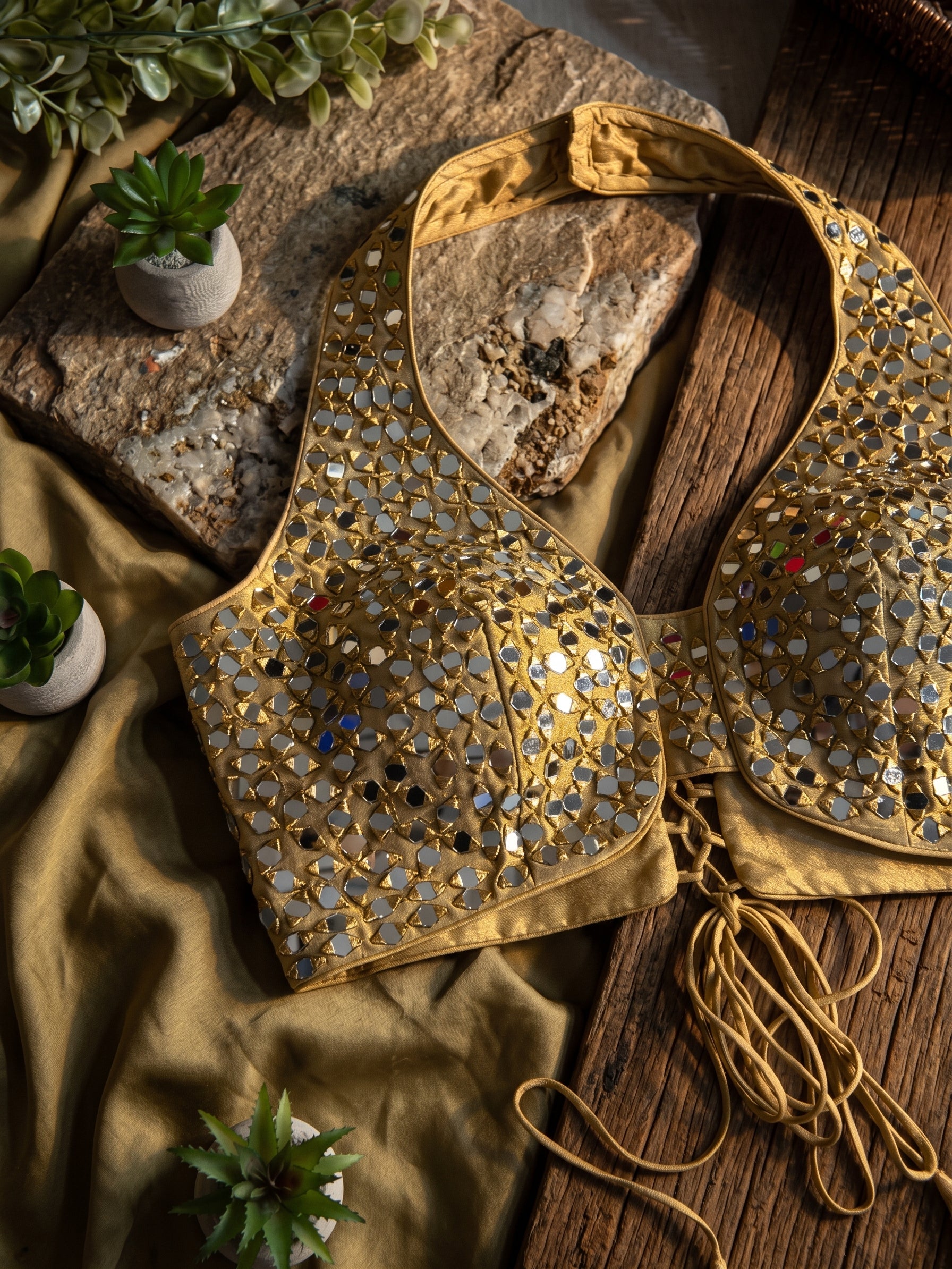 Mirror Muse Halter Blouse