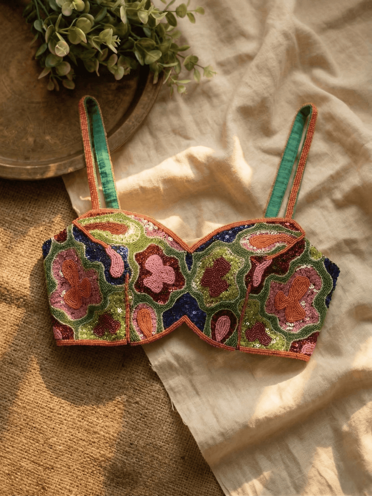Grace Silk Handcrafted Designer Blouse