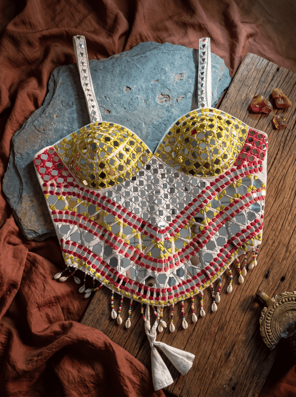 Shanaya Mirrorwork Shell Blouse
