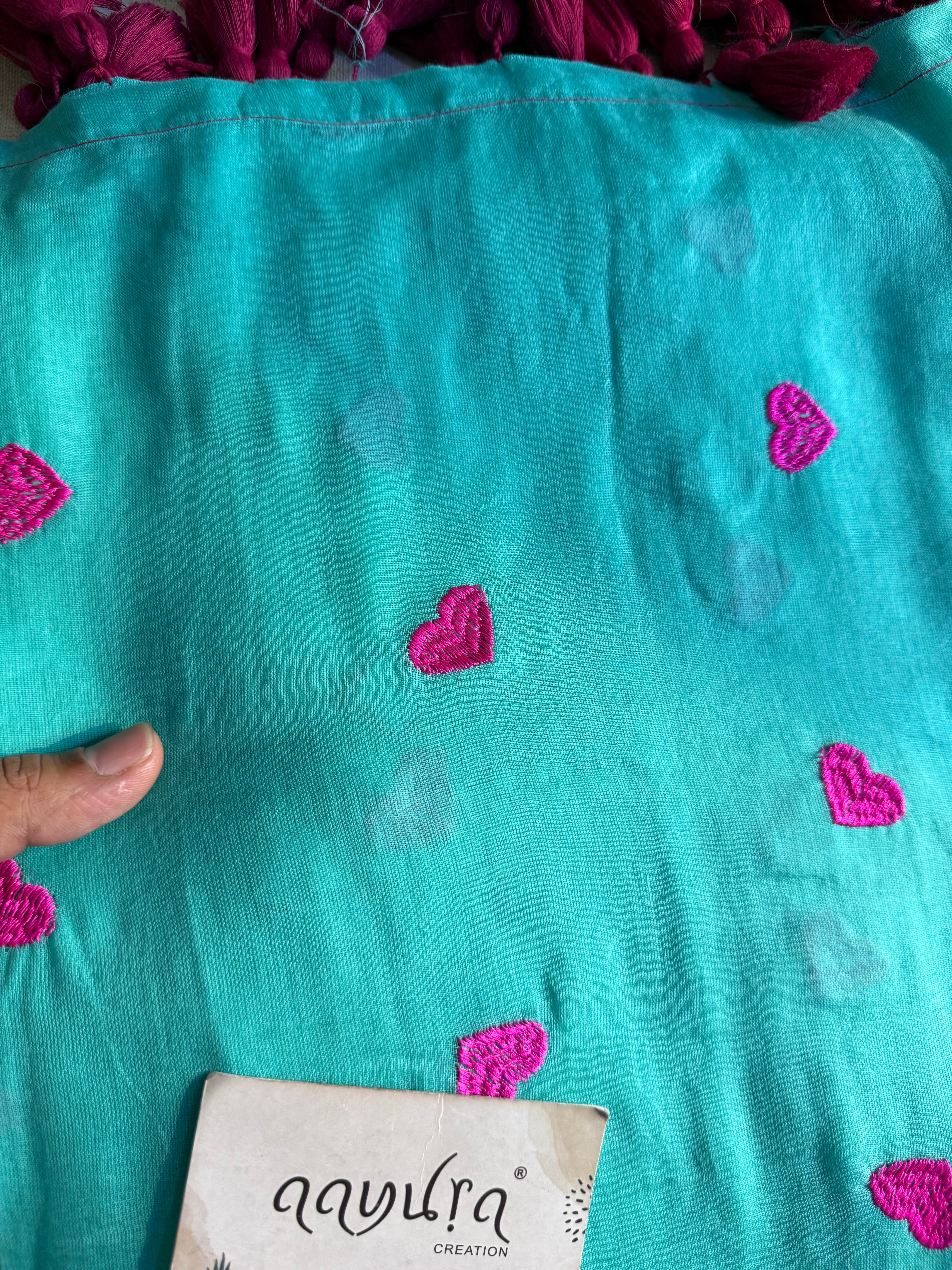 Hridaya Pure Mal Cotton Saree