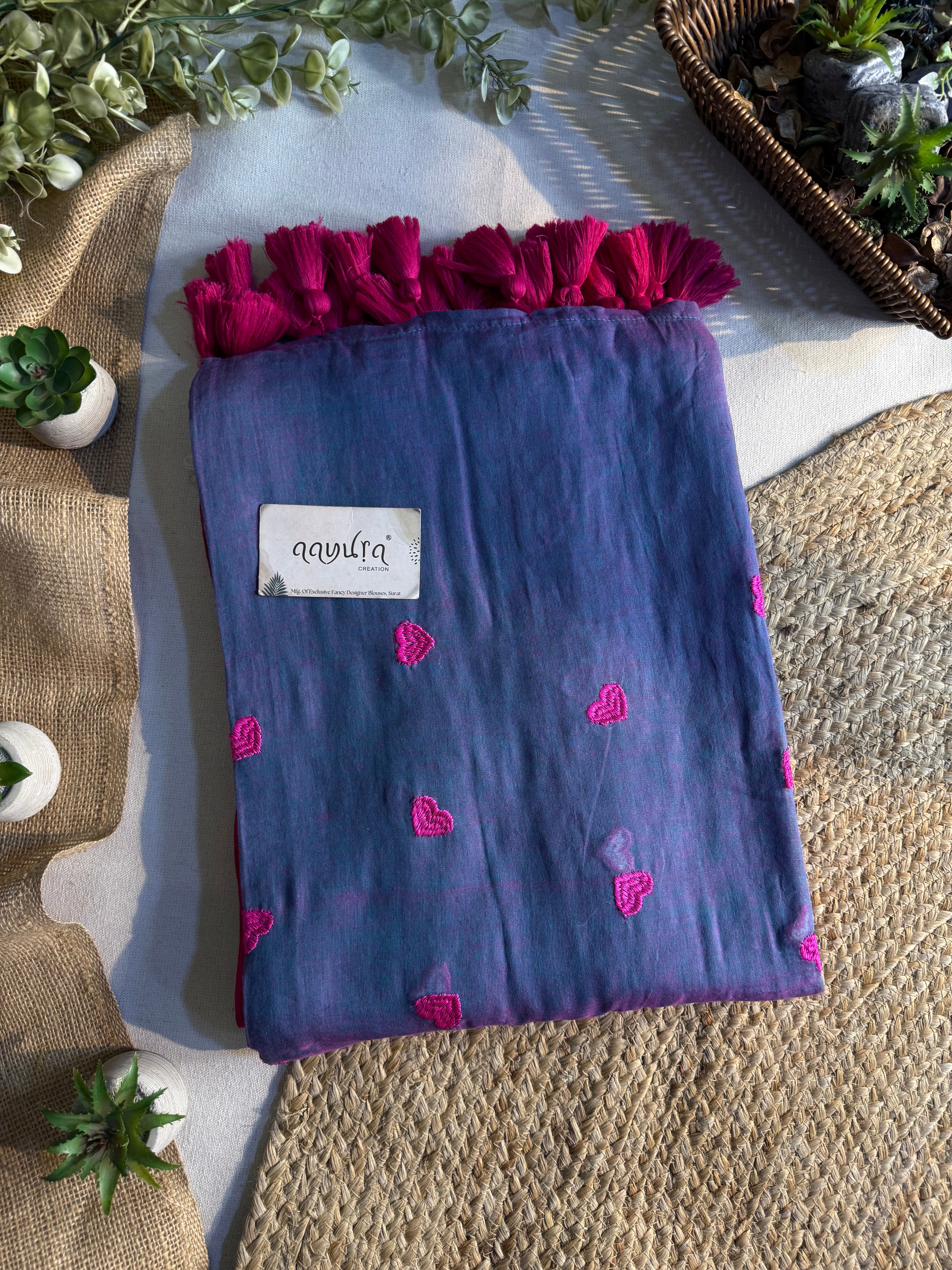 Hridaya Pure Mal Cotton Saree