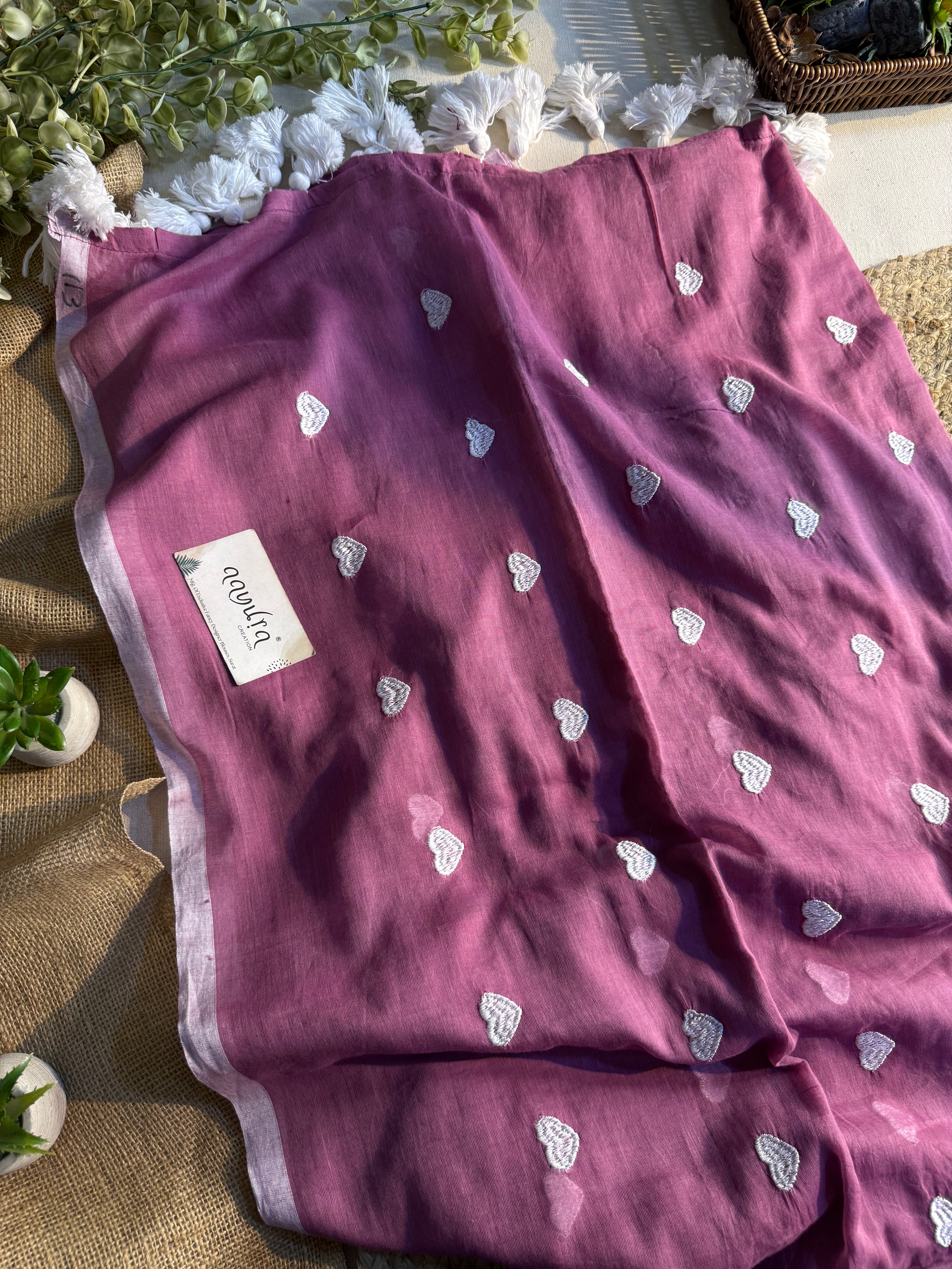 Hridaya Pure Mal Cotton Saree