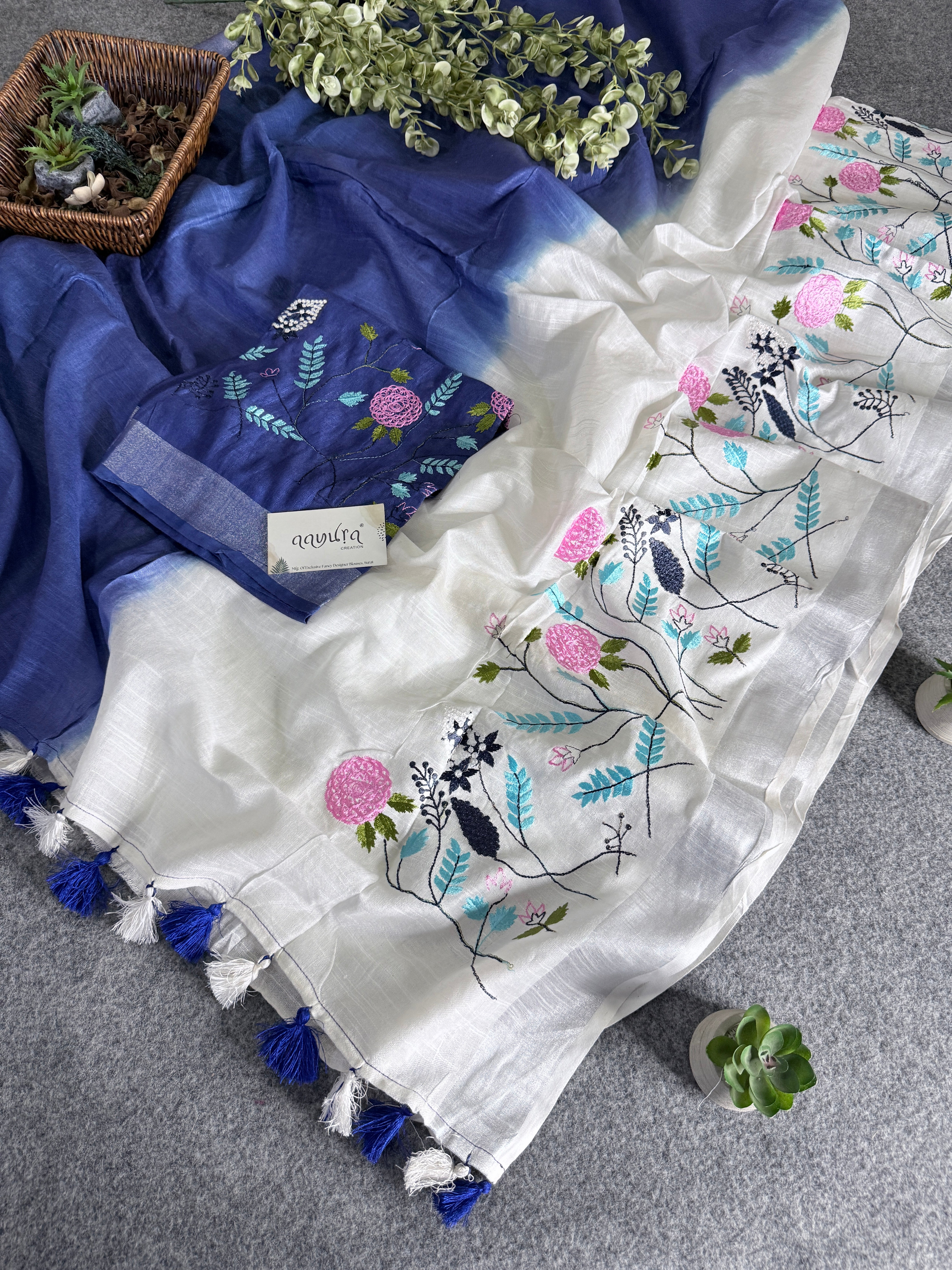 Classic Linen Charm Saree