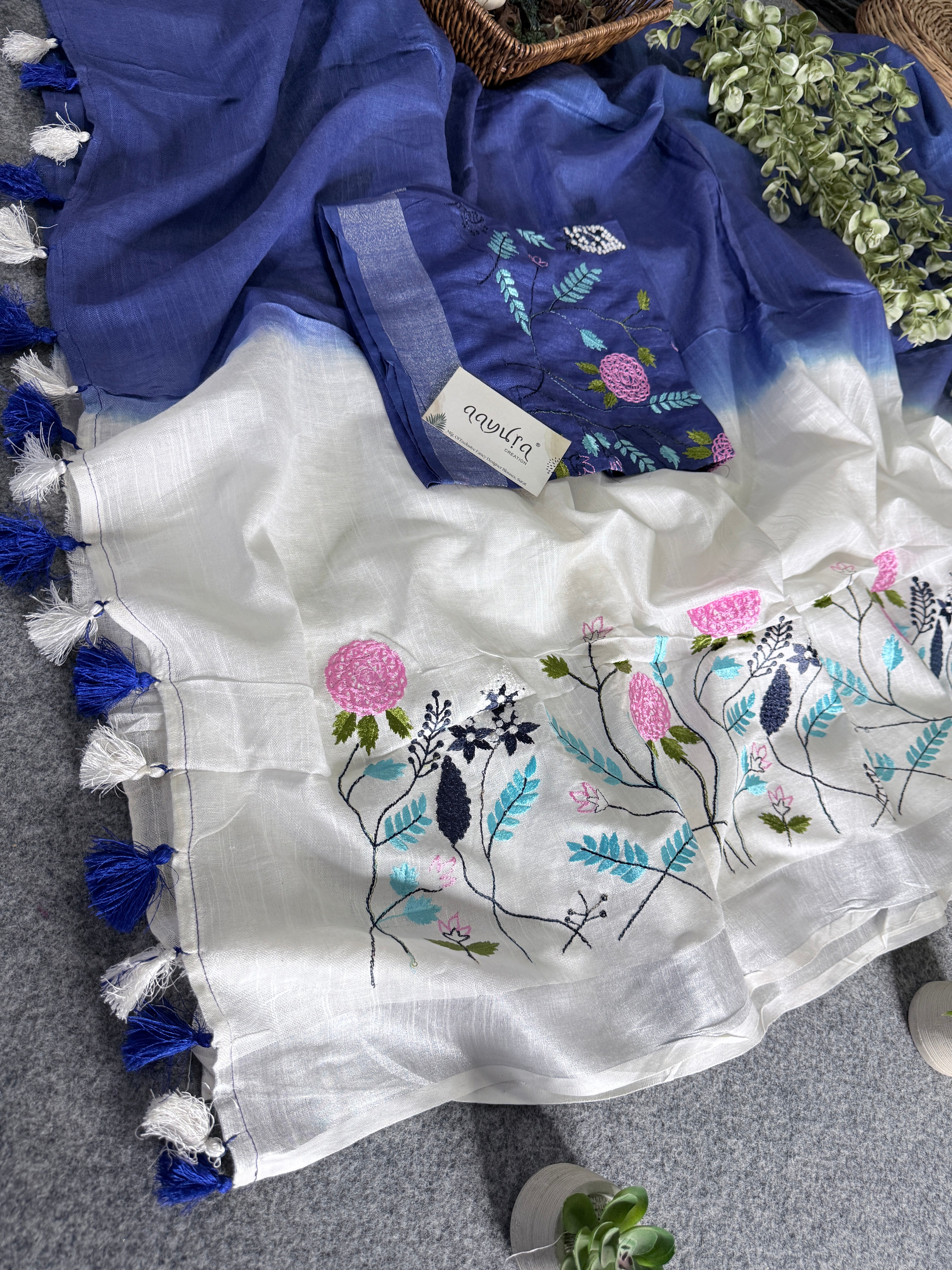 Classic Linen Charm Saree