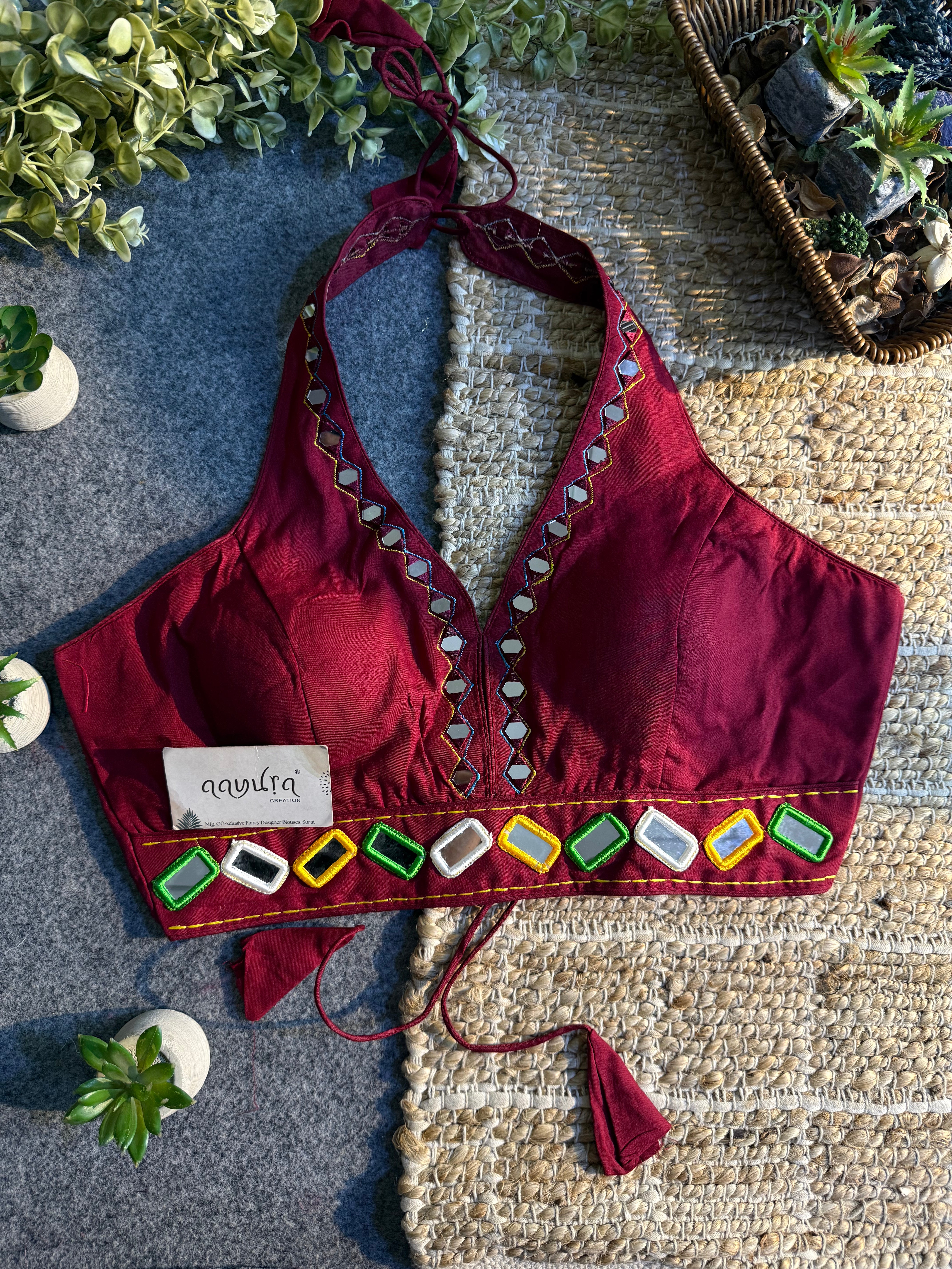 Elara Halter Blouse