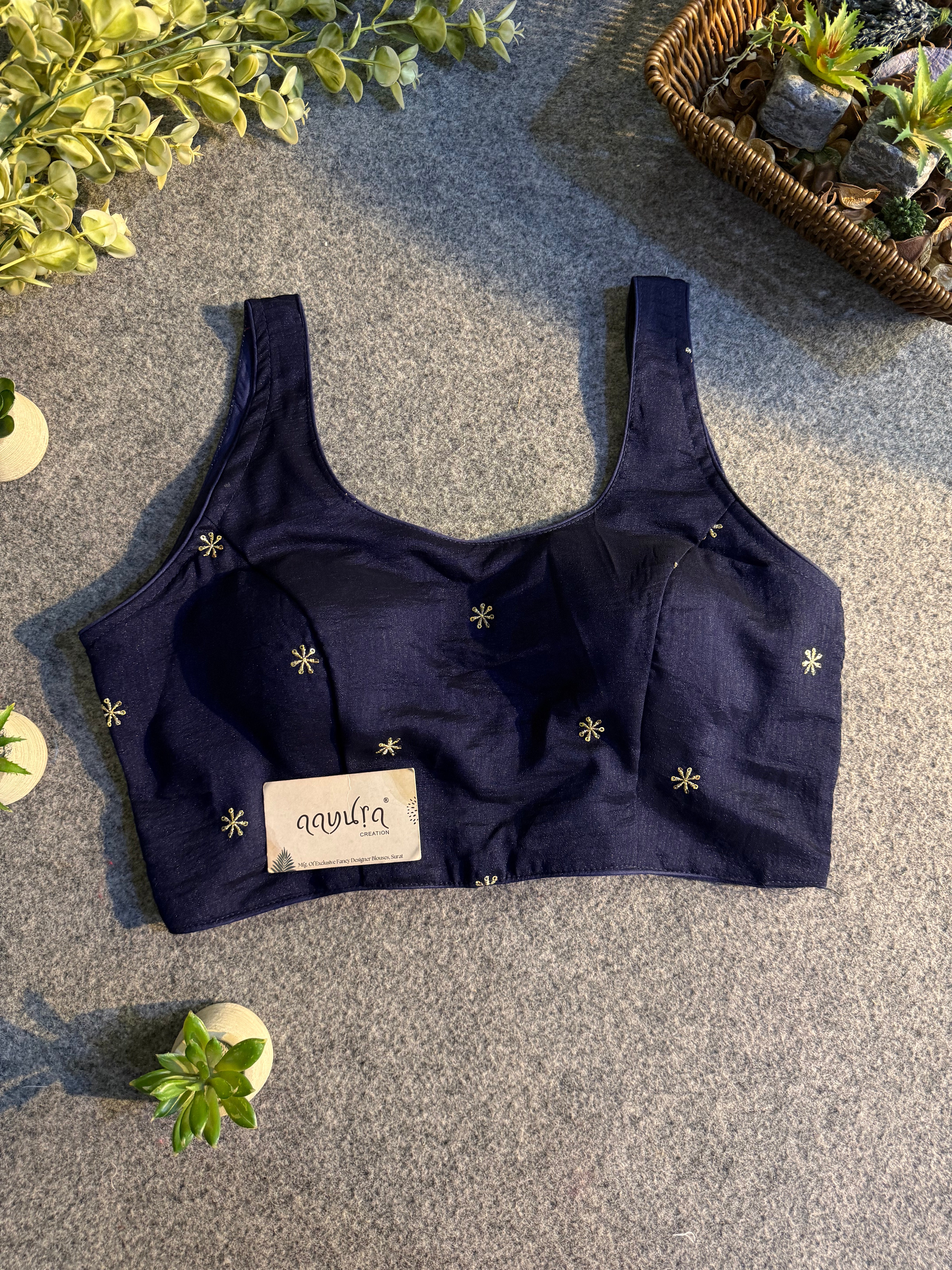 Signature Vichitra Blouse