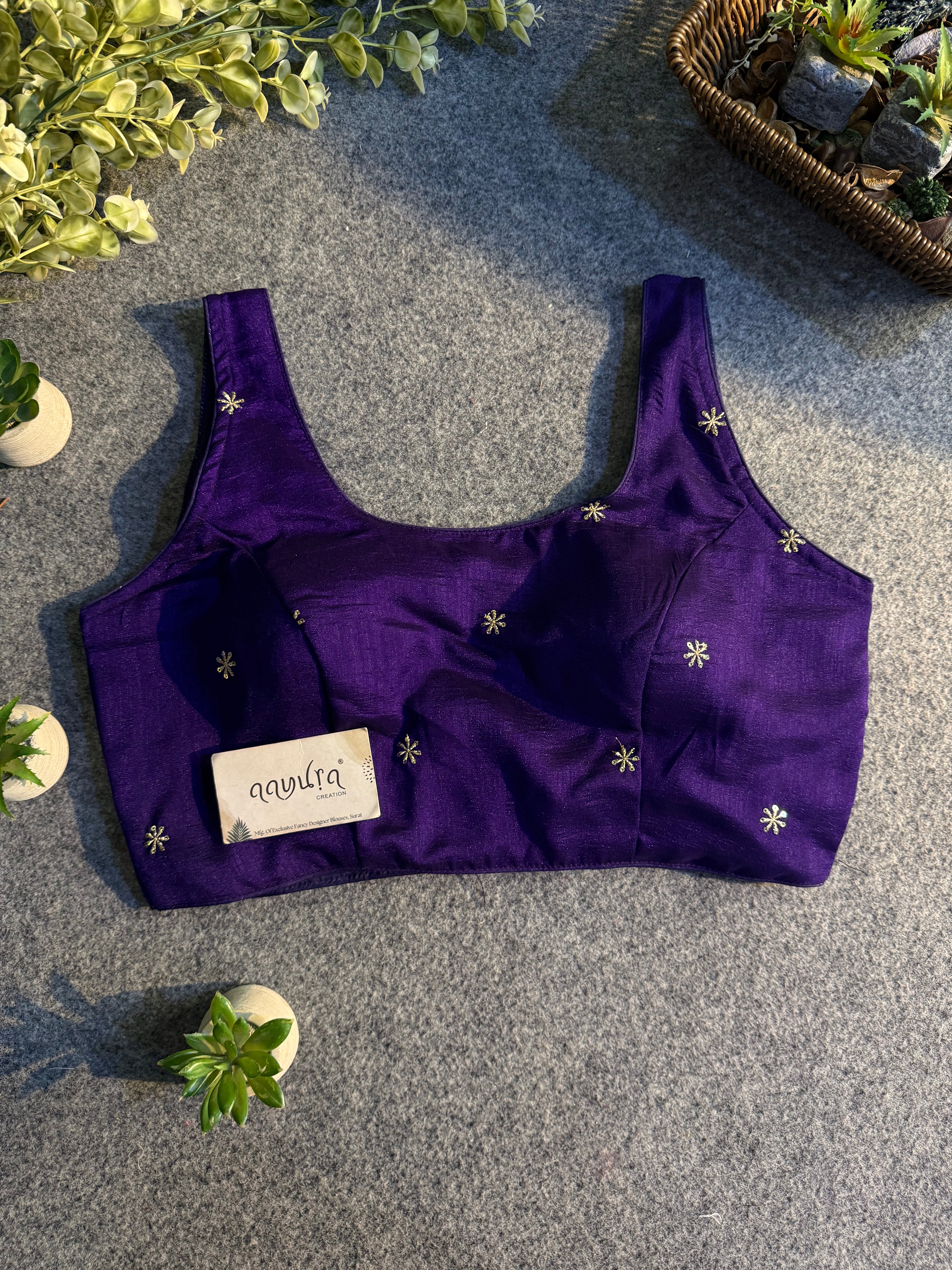 Signature Vichitra Blouse