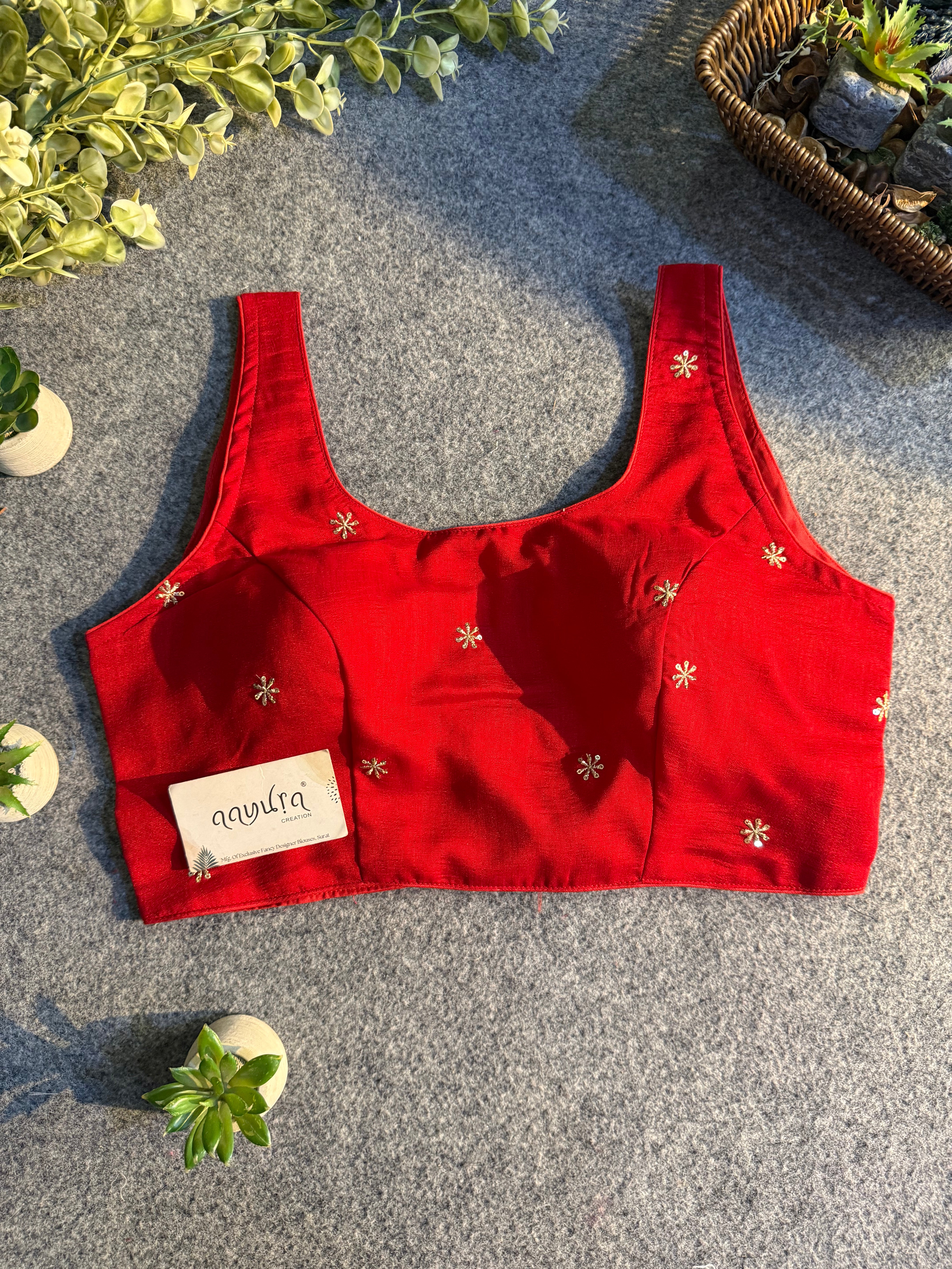 Signature Vichitra Blouse