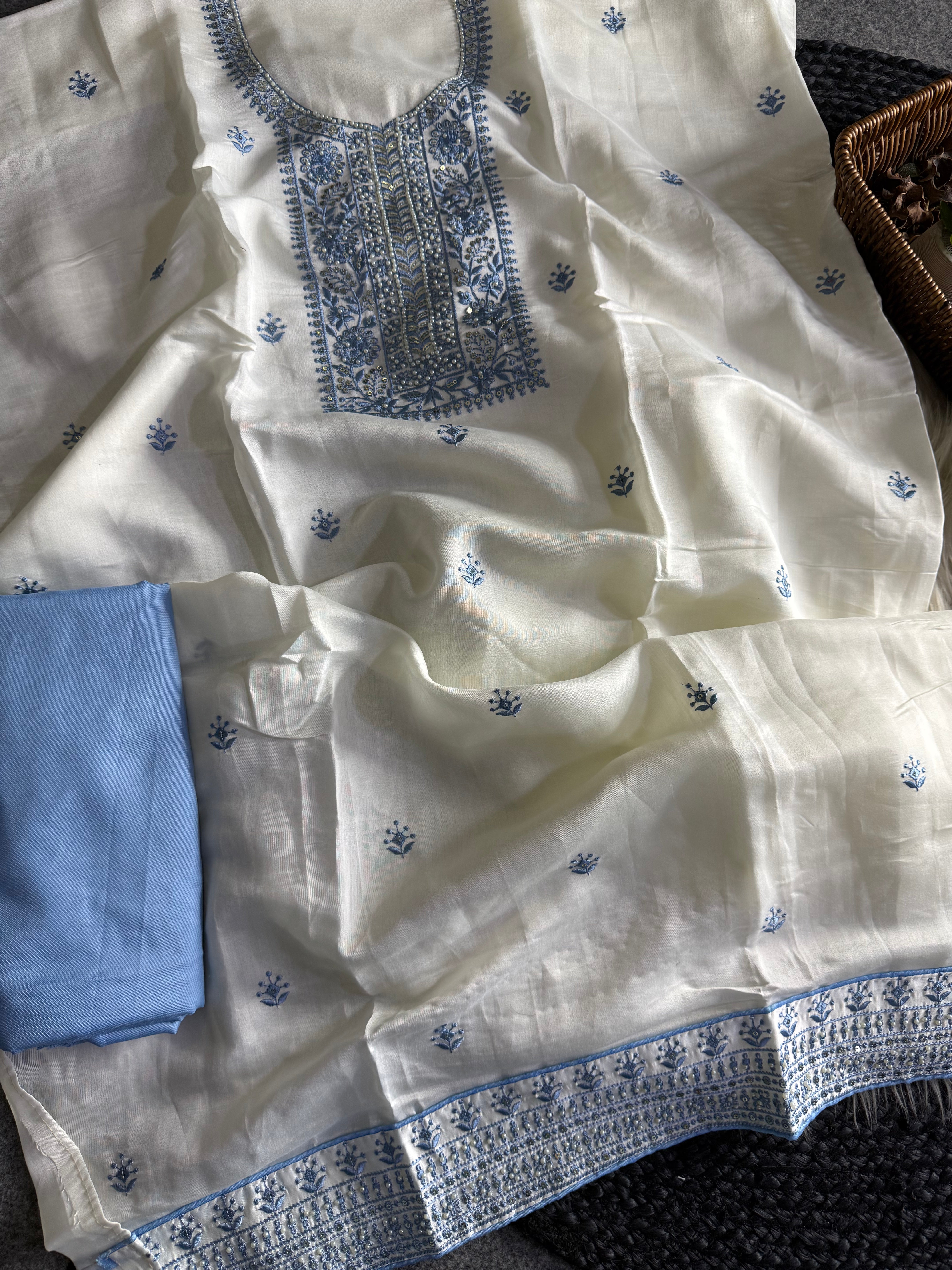 Signature Roman Silk Suit
