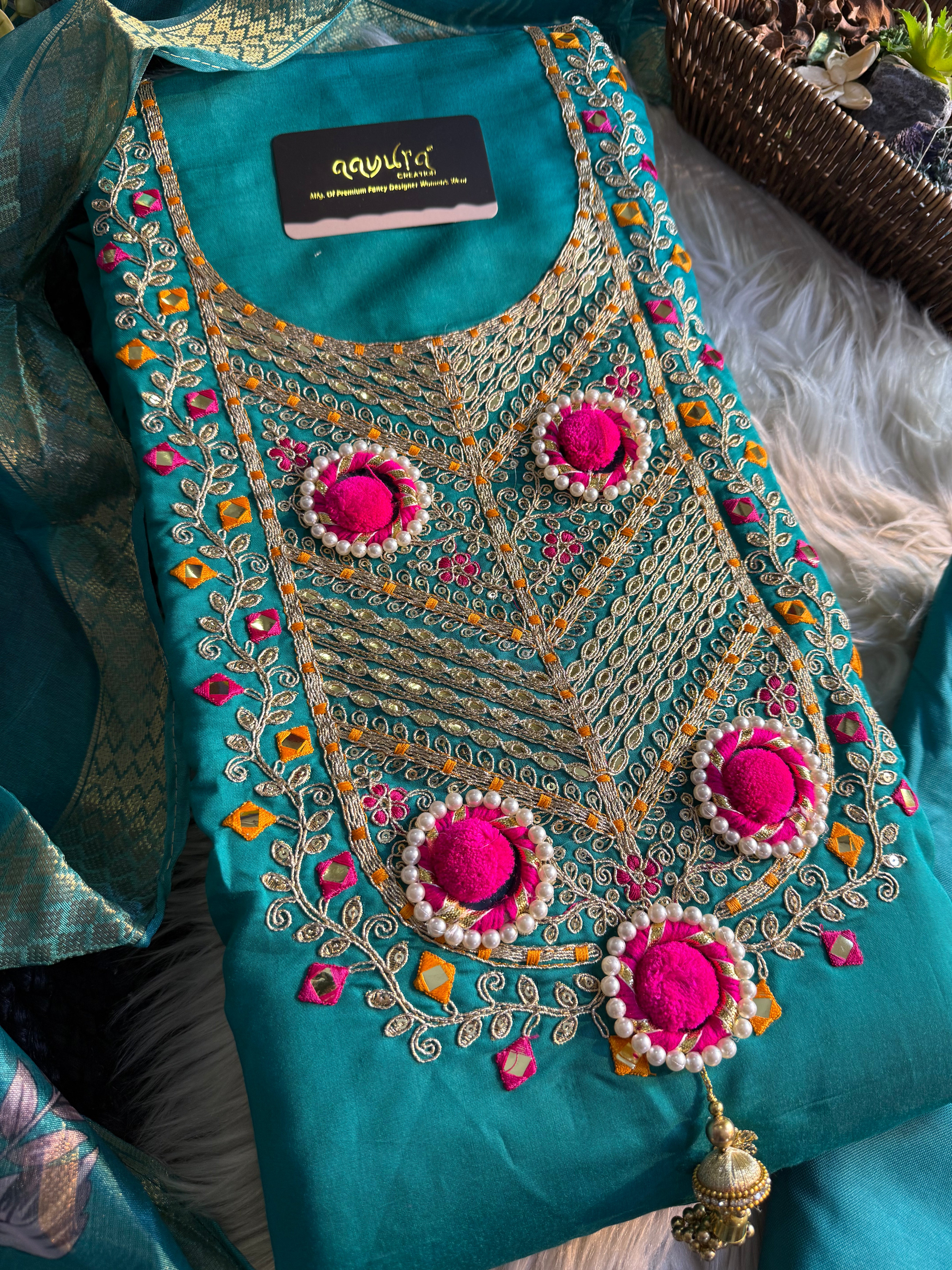 Graceful Roman Silk Suit