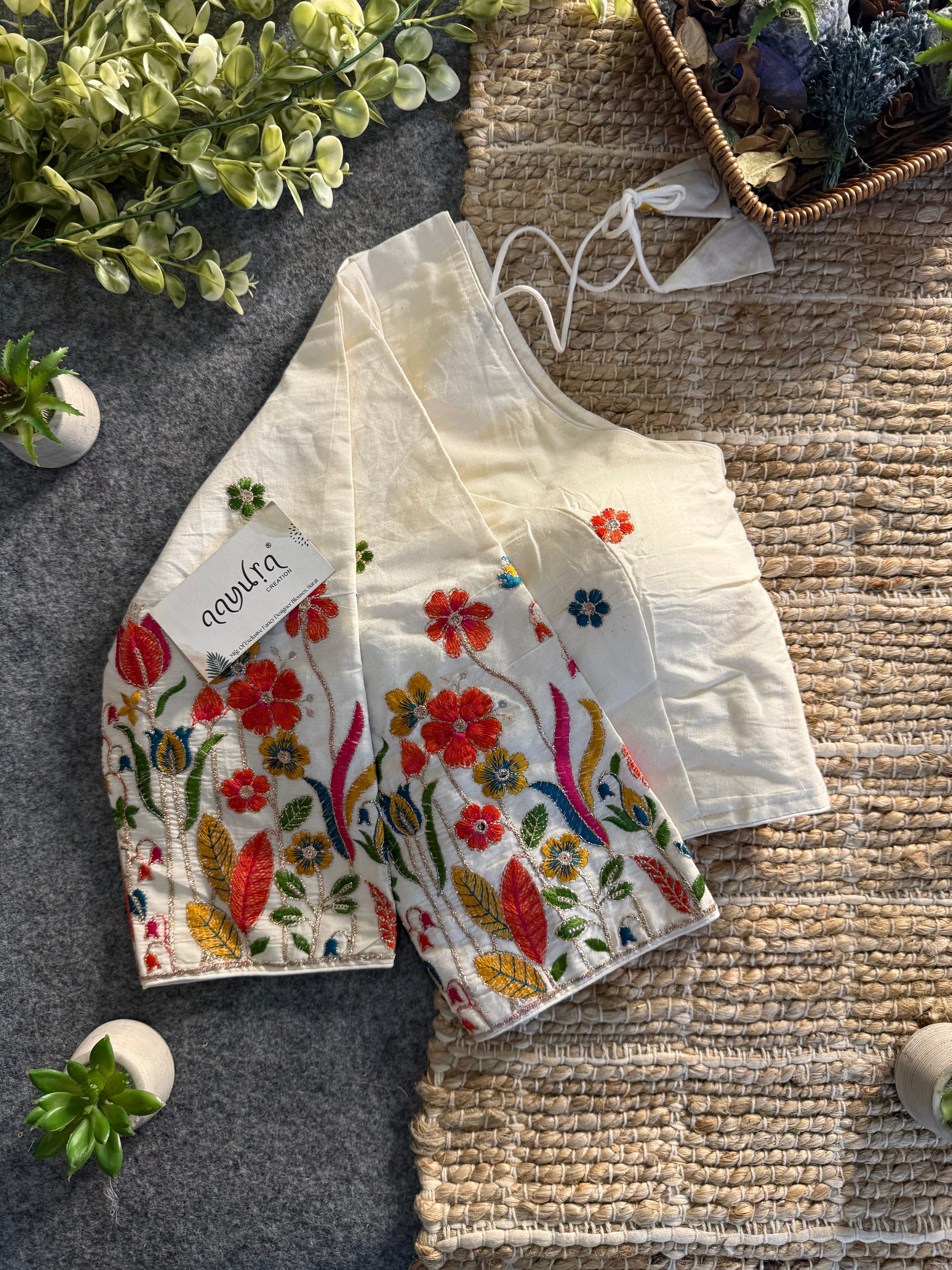 Embroidery Cotton Blouse