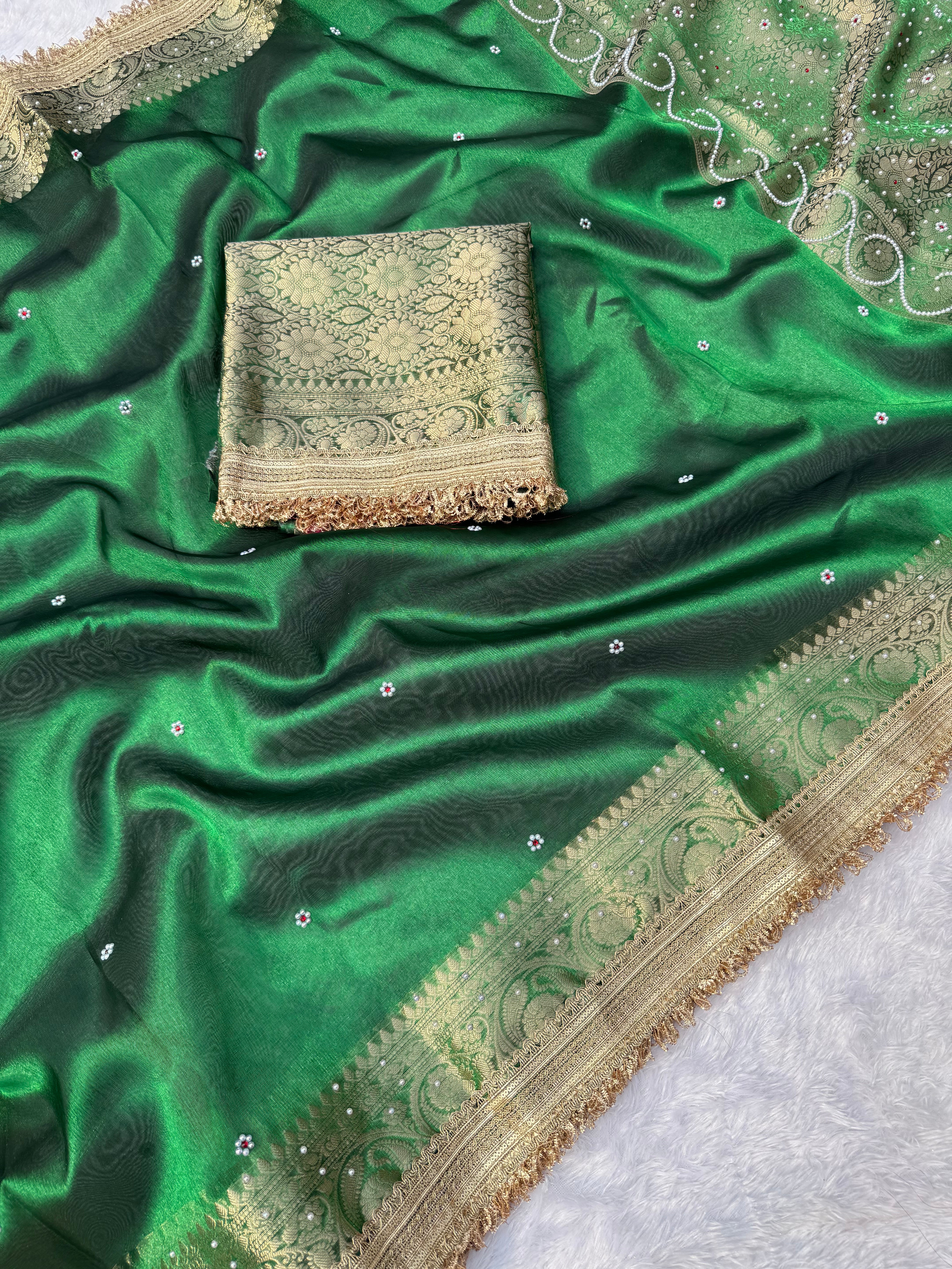 Maharani Tissue Saree
