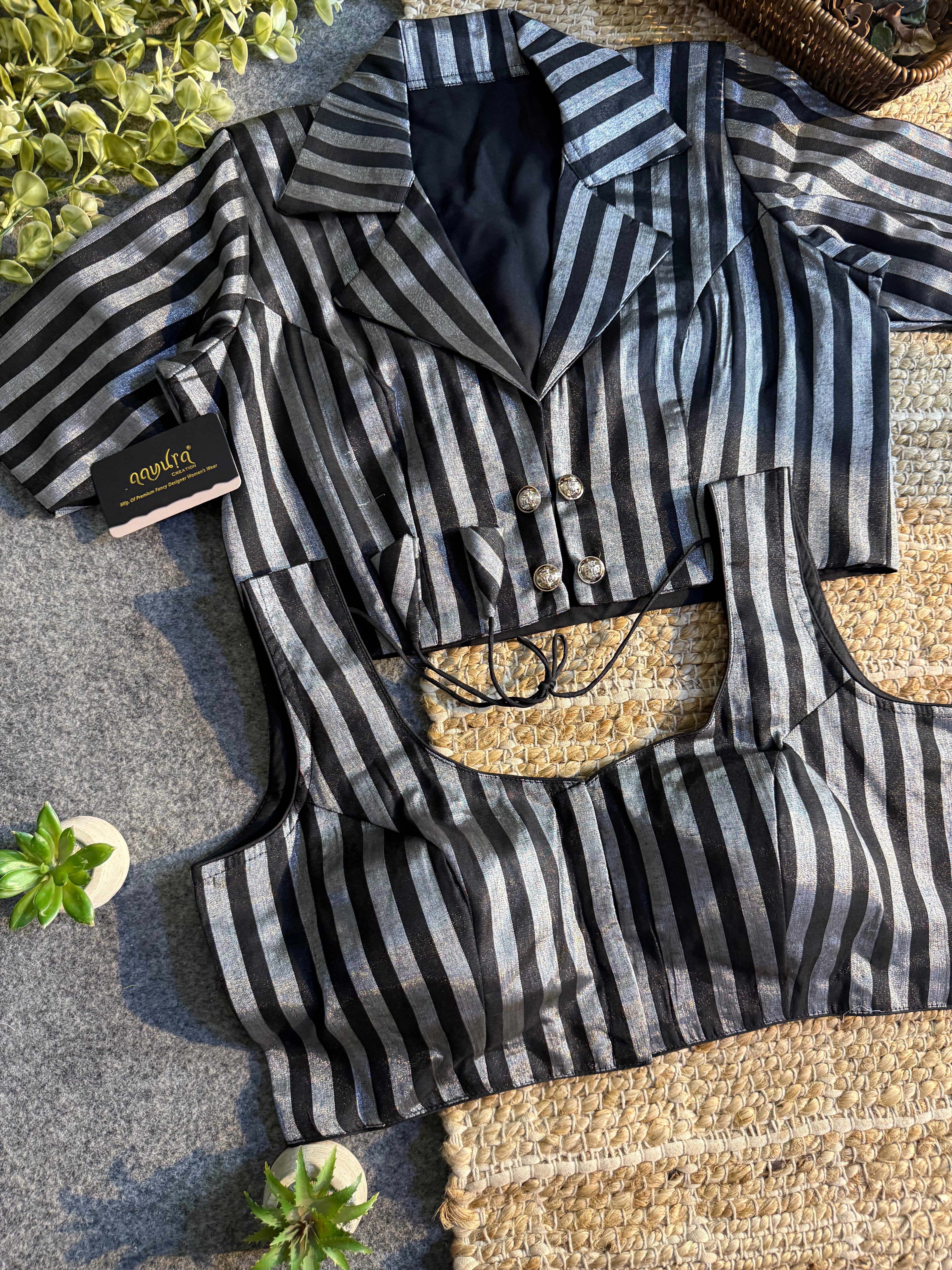 Varnika Premium South Silk Jacket Blouse