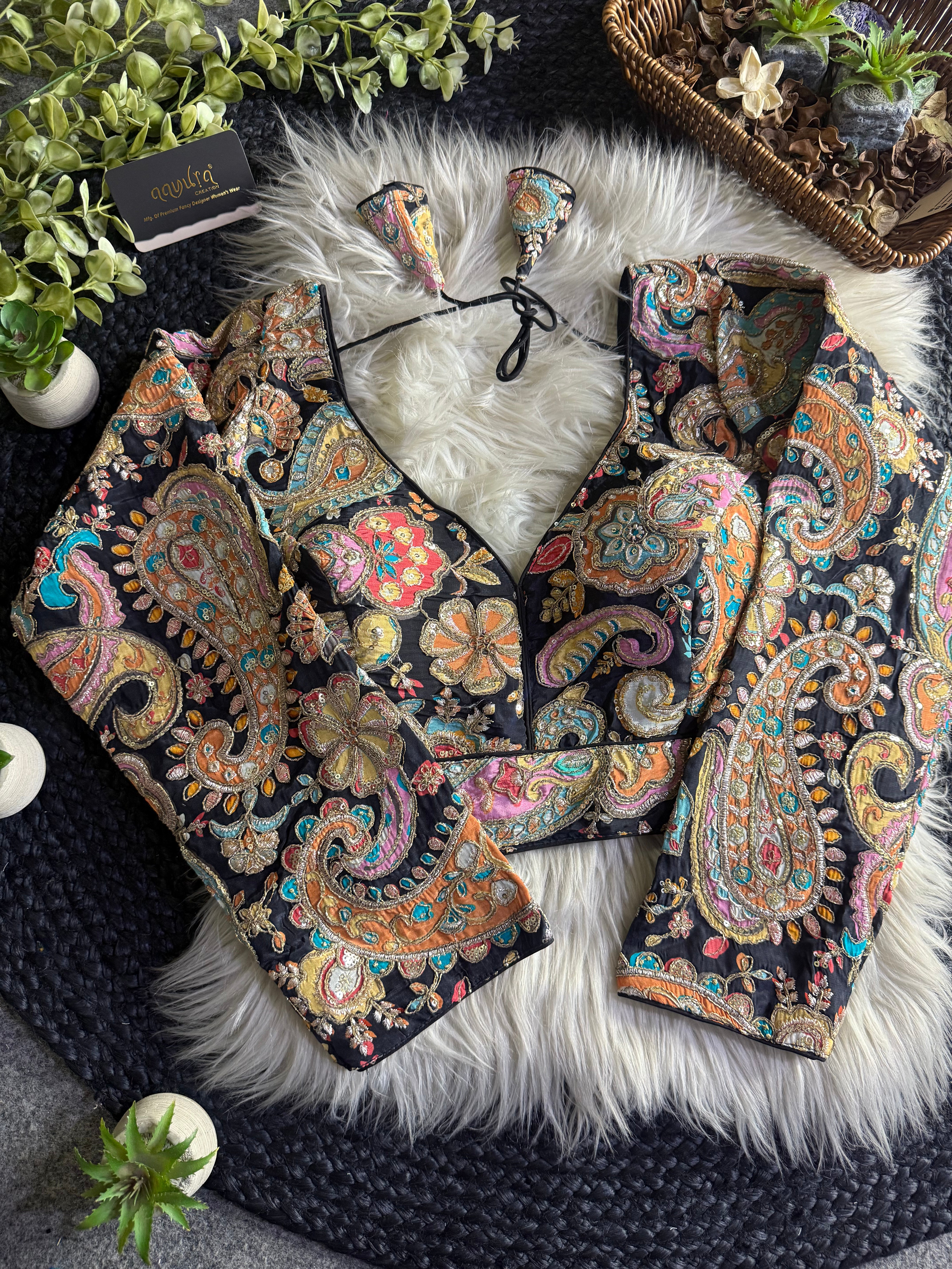 Amaira Crepe Silk Blouse