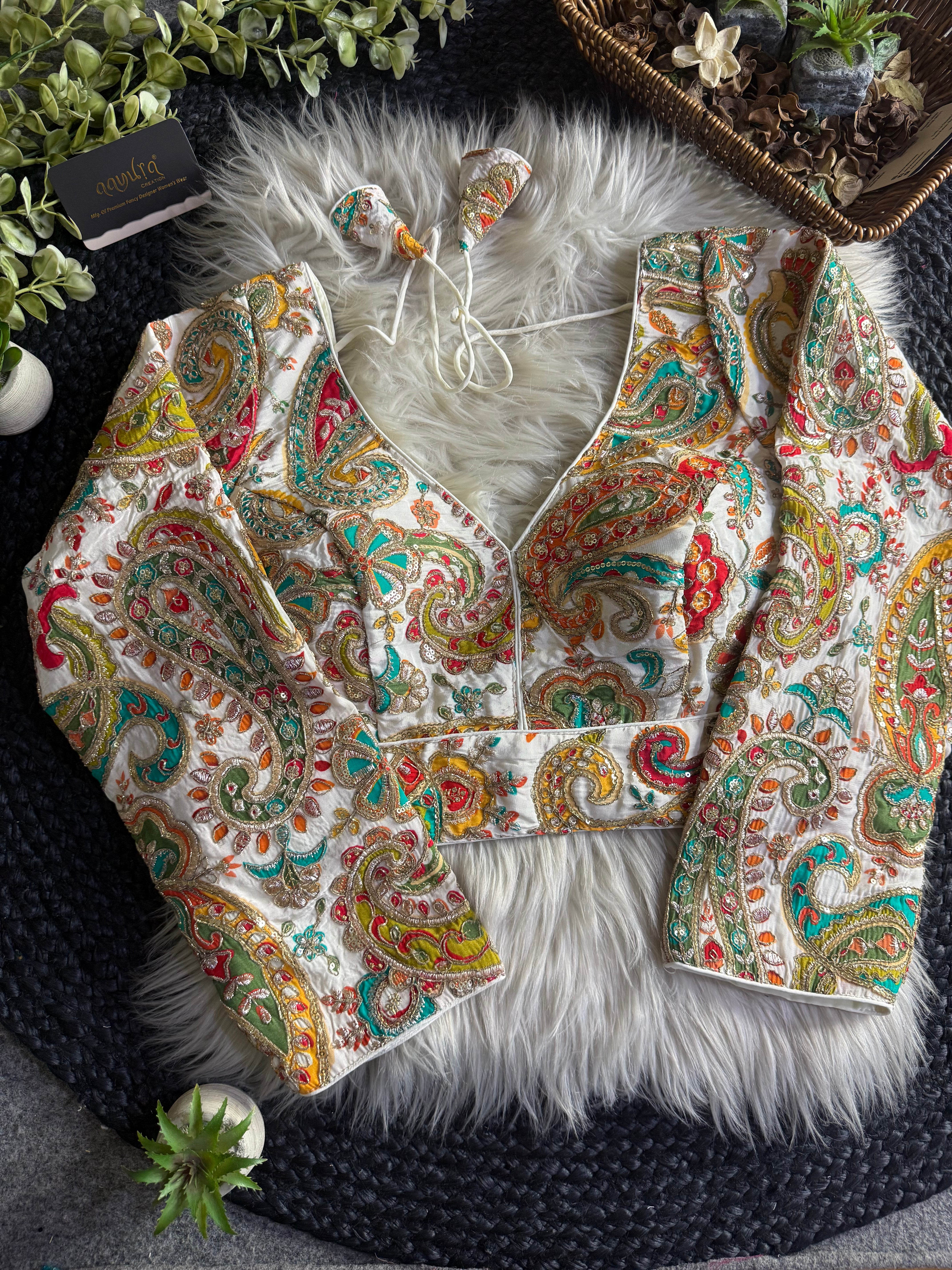 Amaira Crepe Silk Blouse