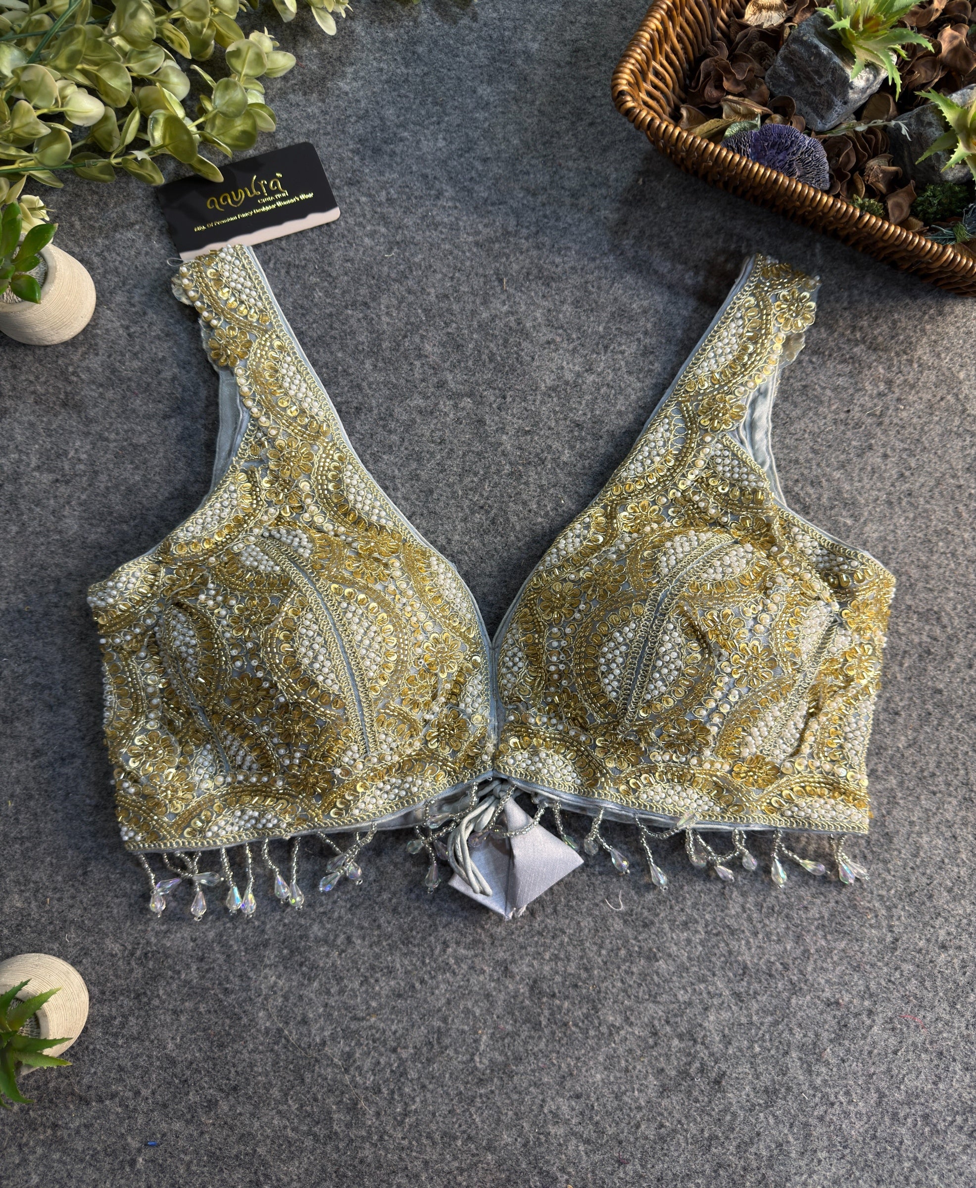 Aradhya Back-Open Designer Blouse