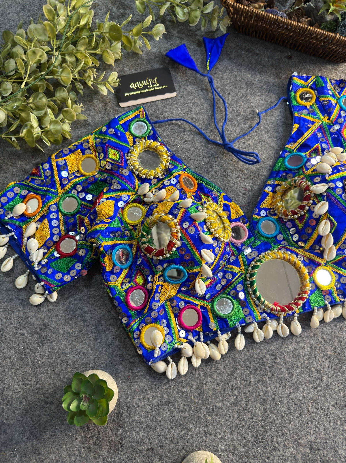 Garba Rani Heavy Mirror Blouse