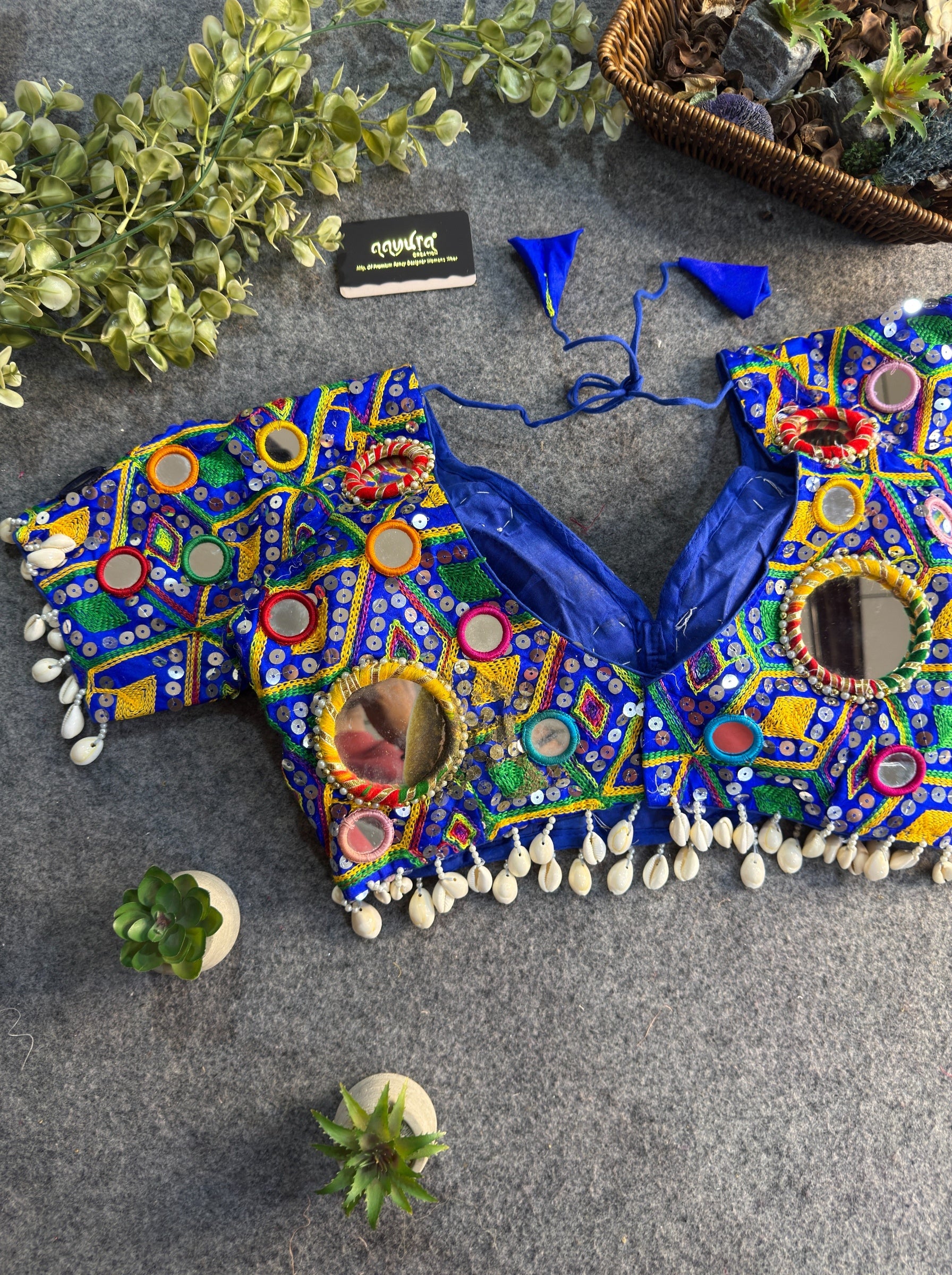 Garba Rani Heavy Mirror Blouse