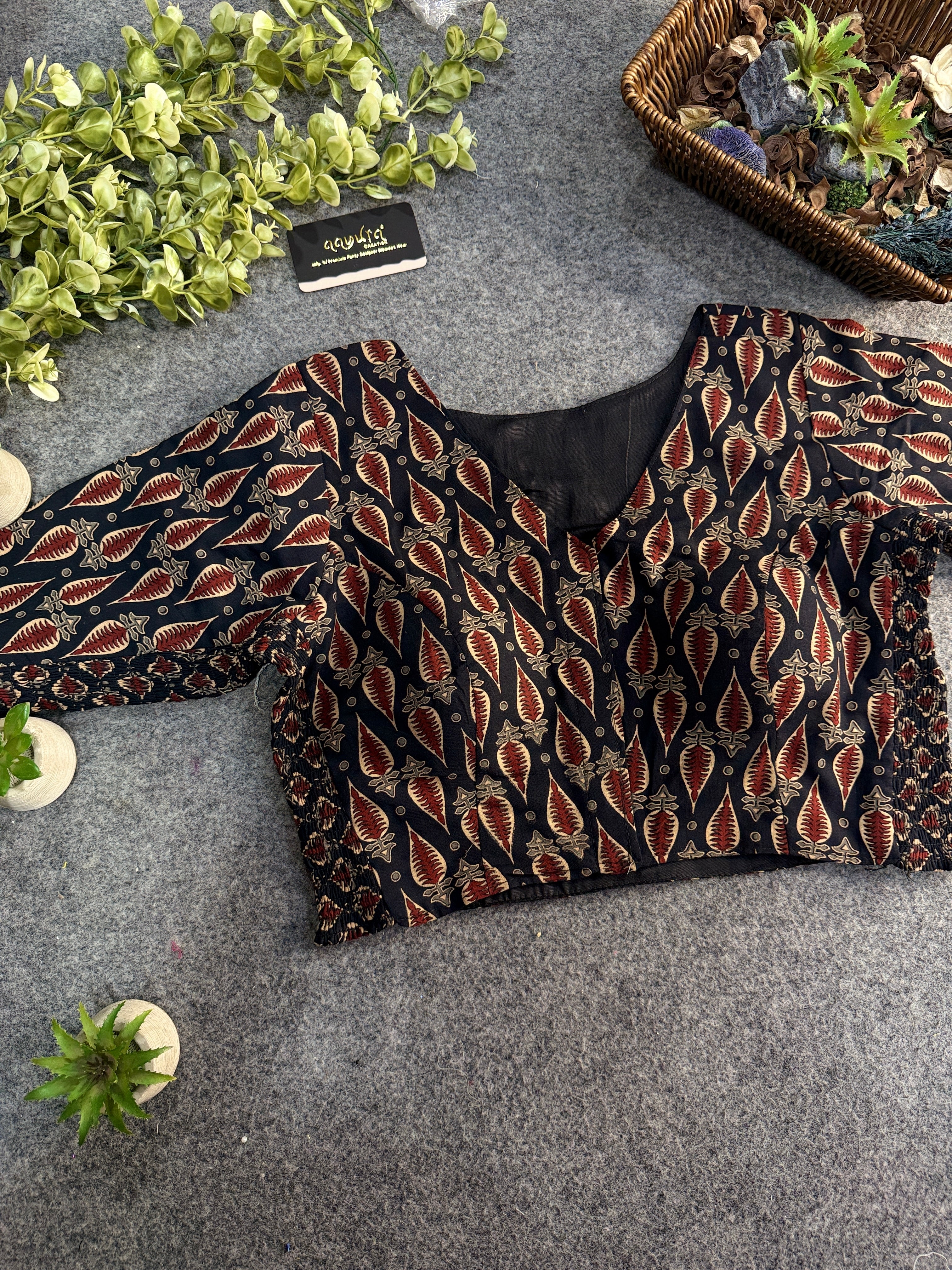 Comfort Fit Cotton Print Blouse 3