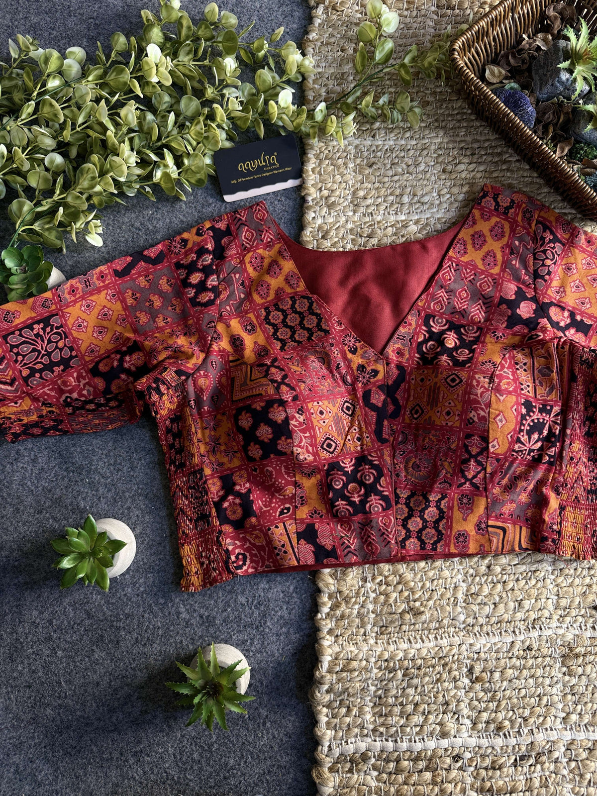 Comfort Fit Cotton Print Blouse 3
