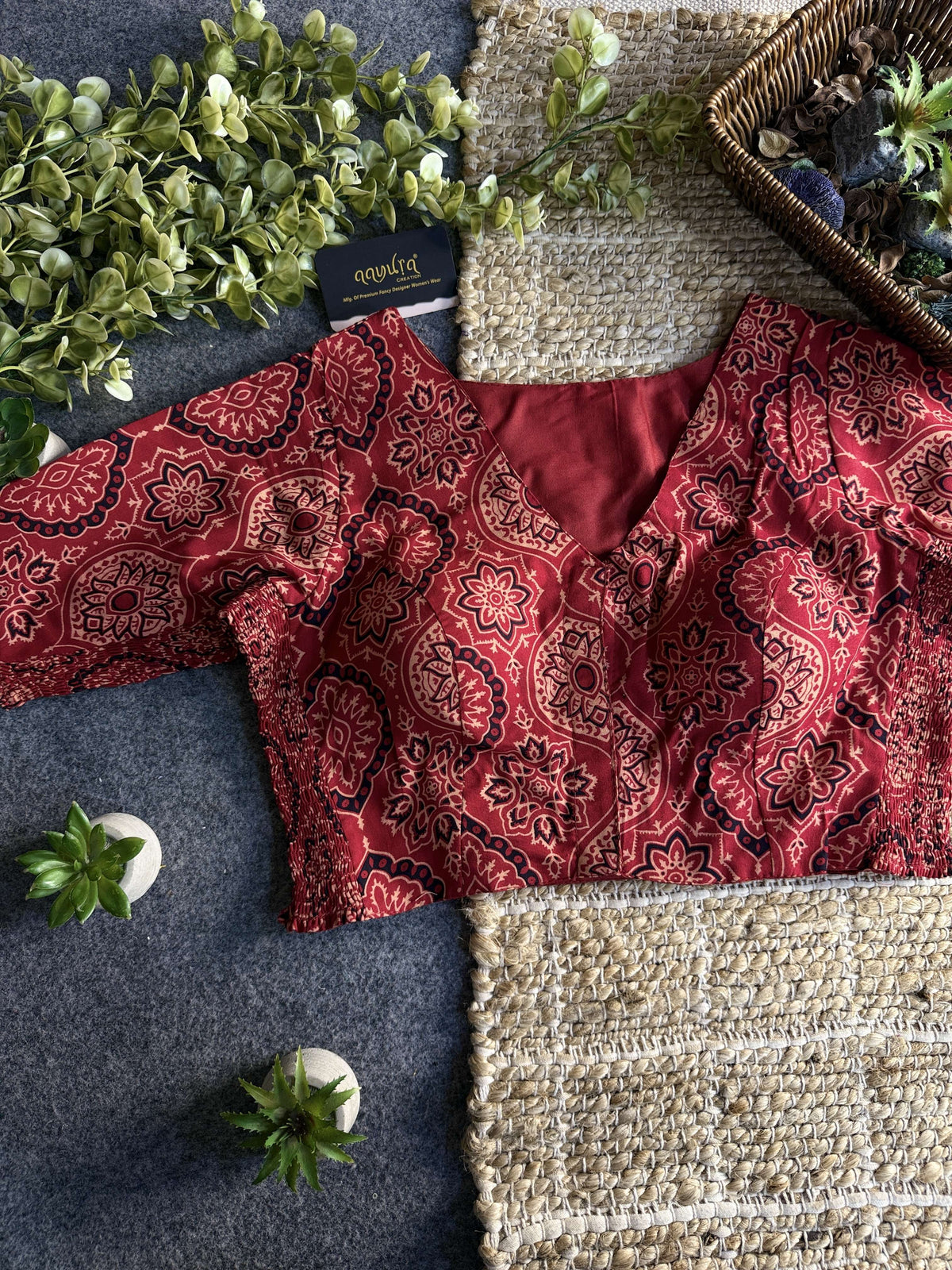 Comfort Fit Cotton Print Blouse 3