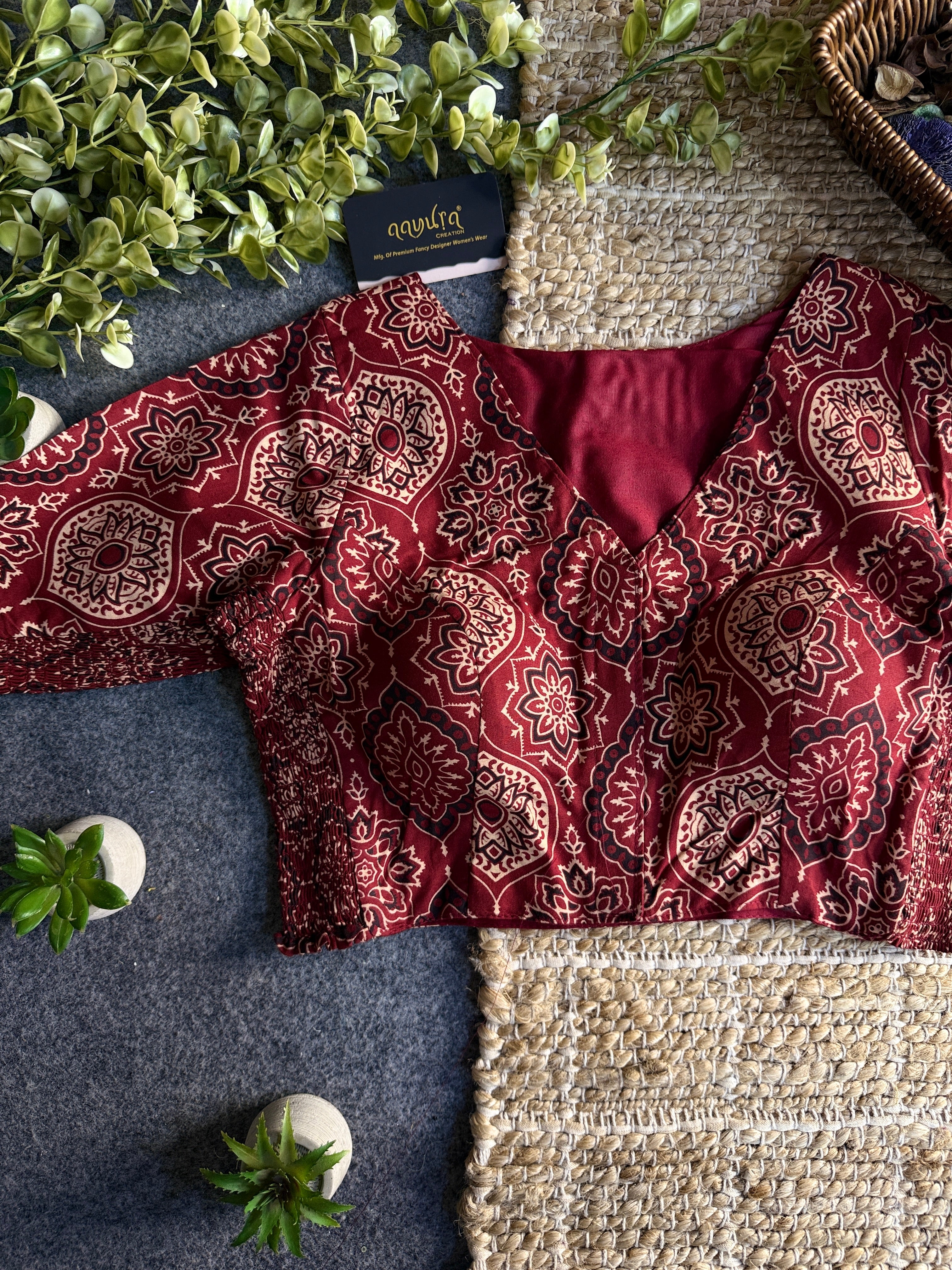 Comfort Fit Cotton Print Blouse 3
