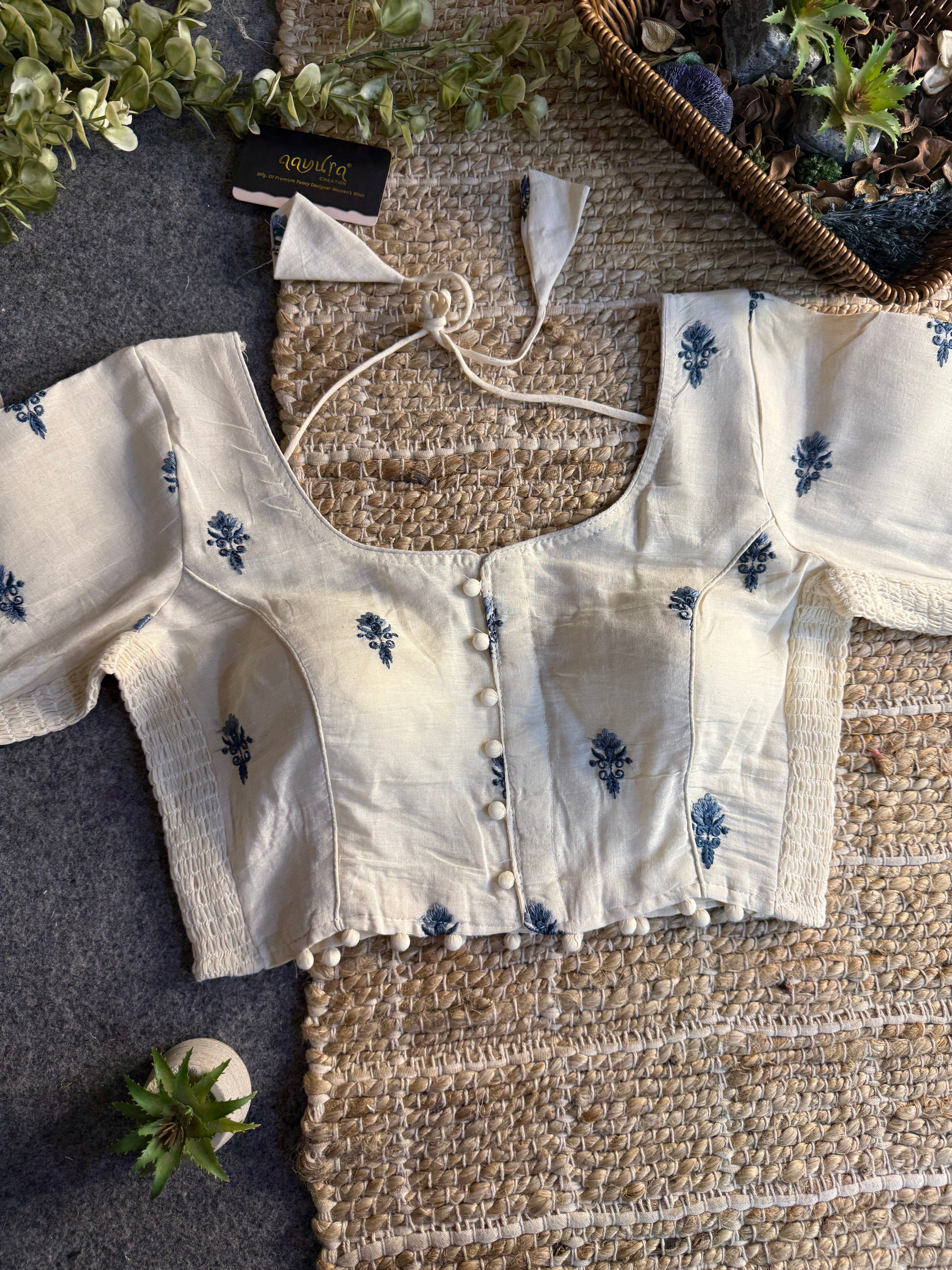 Ivory Bloom Blouse