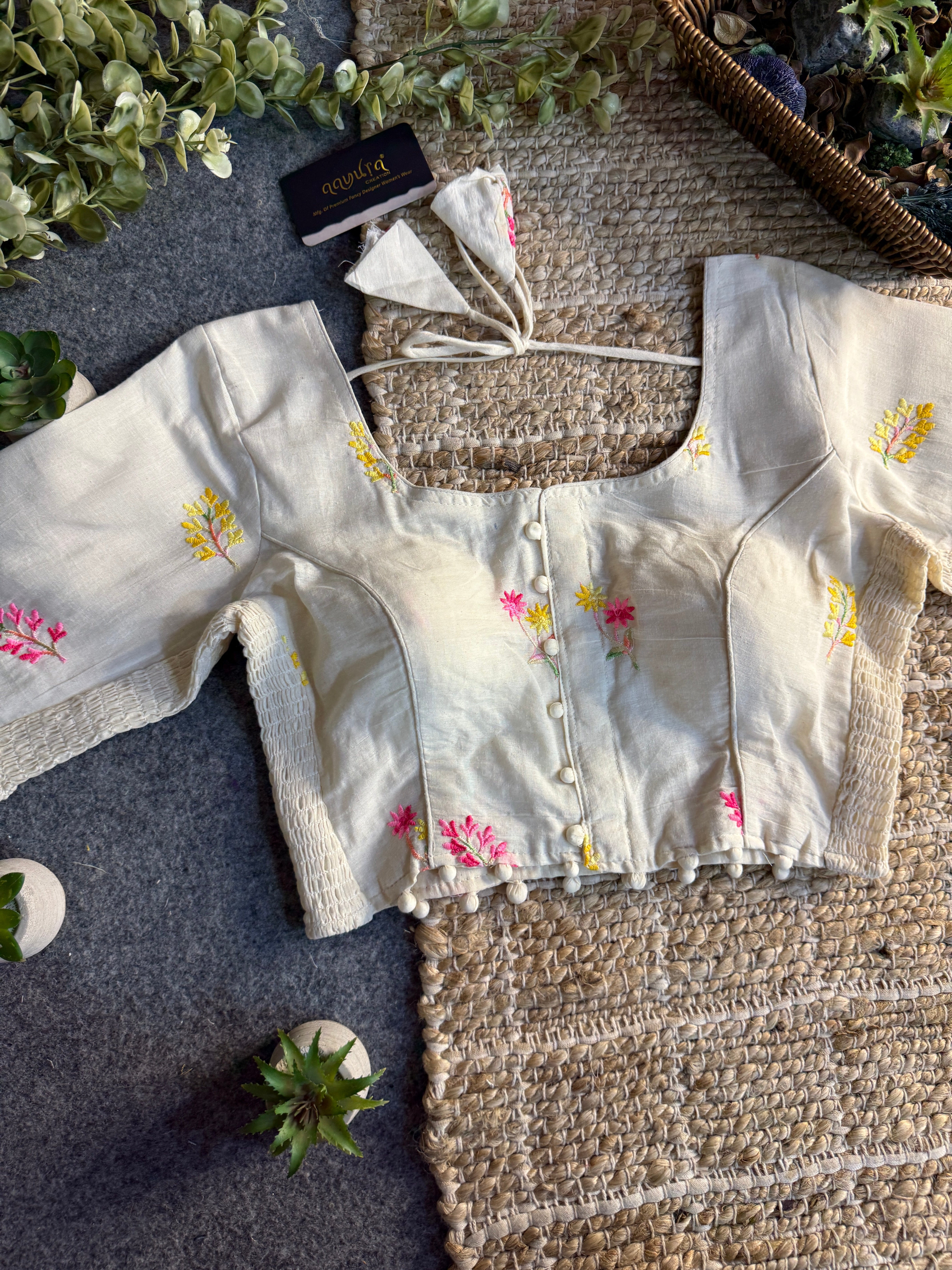 Ivory Bloom Blouse