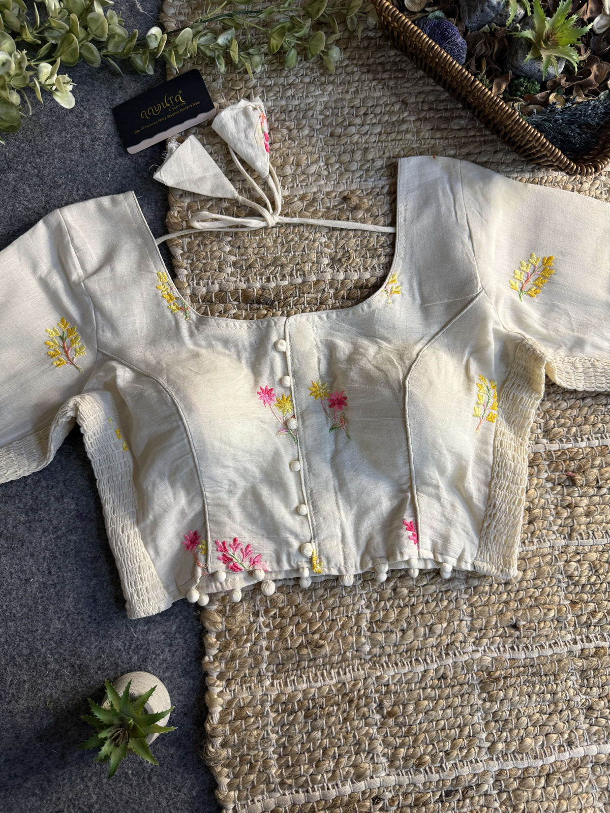 Ivory Bloom Blouse