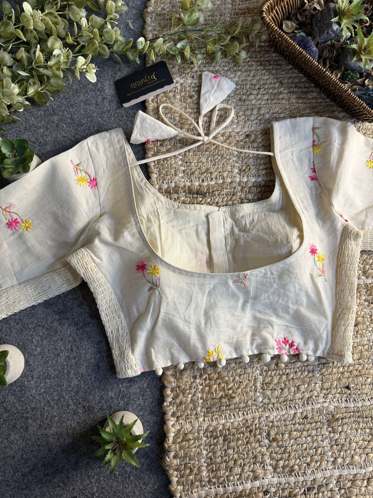 Ivory Bloom Blouse
