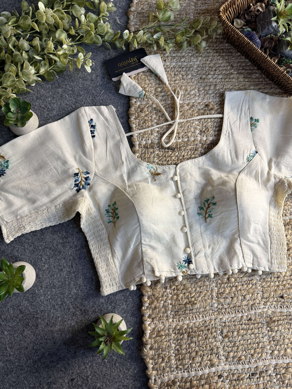 Ivory Bloom Blouse