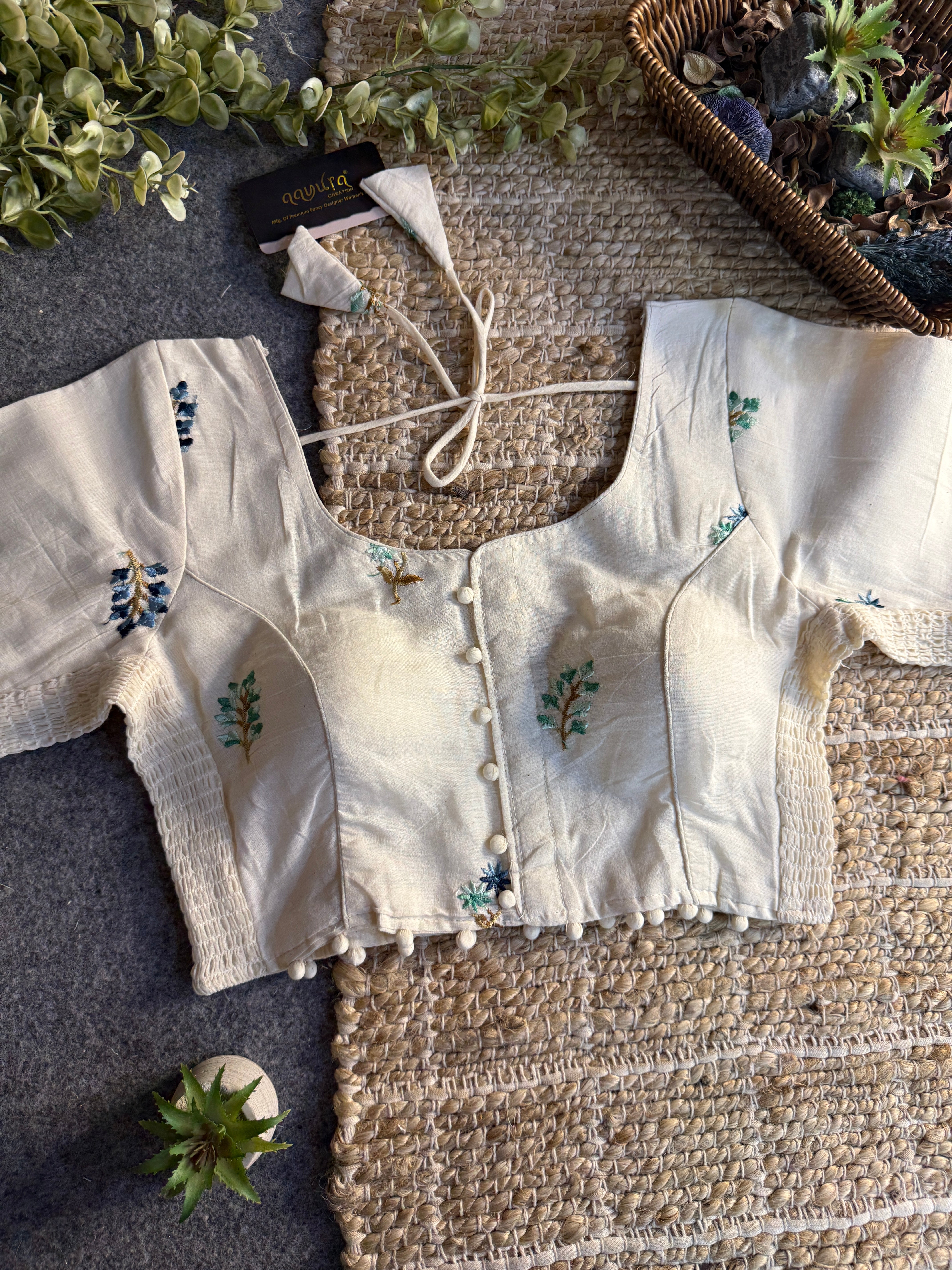 Ivory Bloom Blouse
