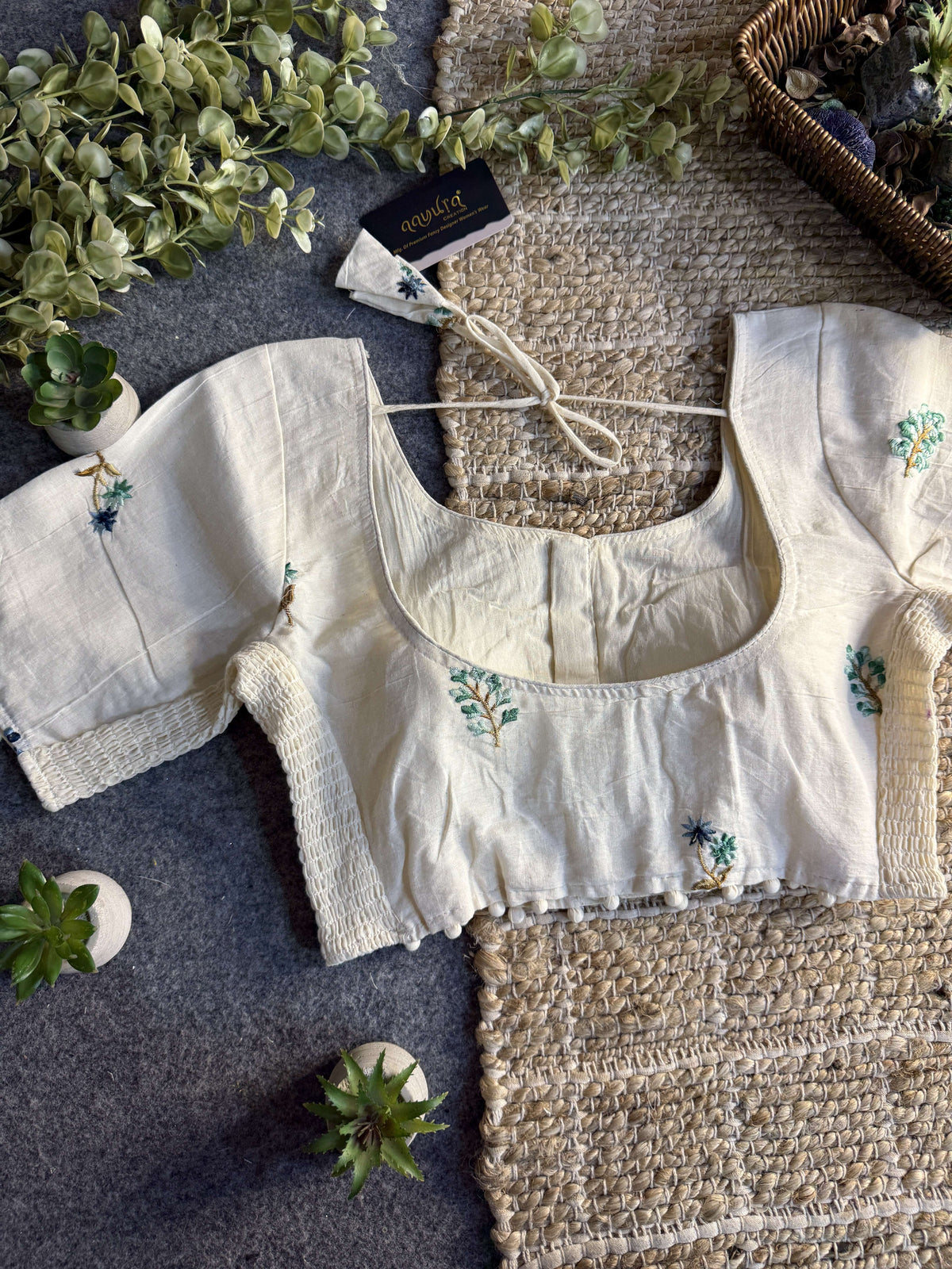 Ivory Bloom Blouse