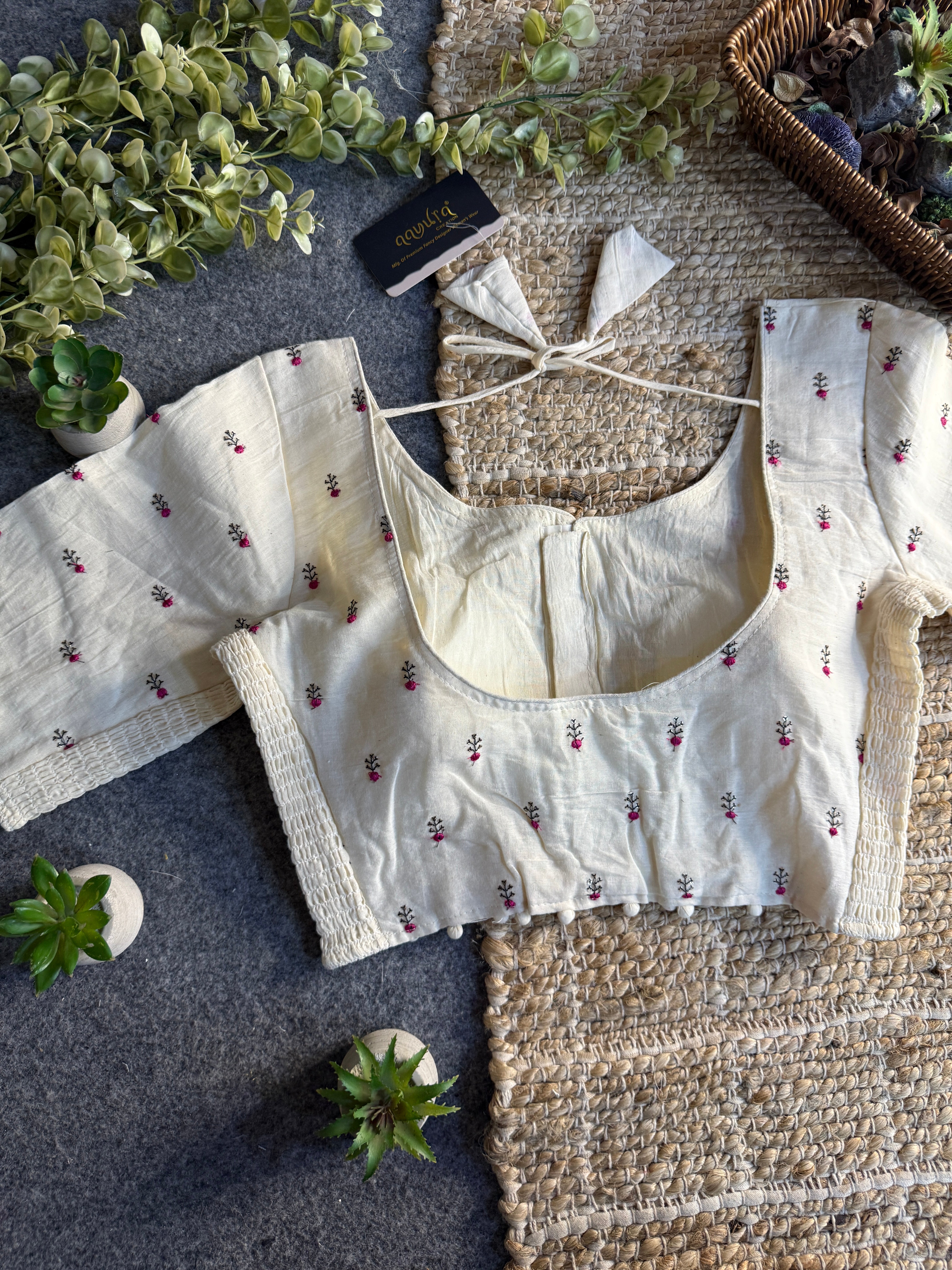 Ivory Bloom Blouse