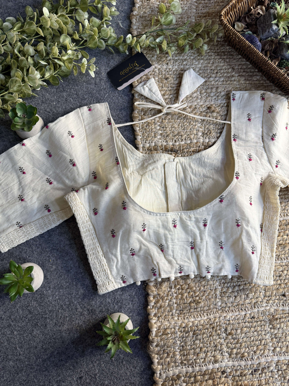 Ivory Bloom Blouse