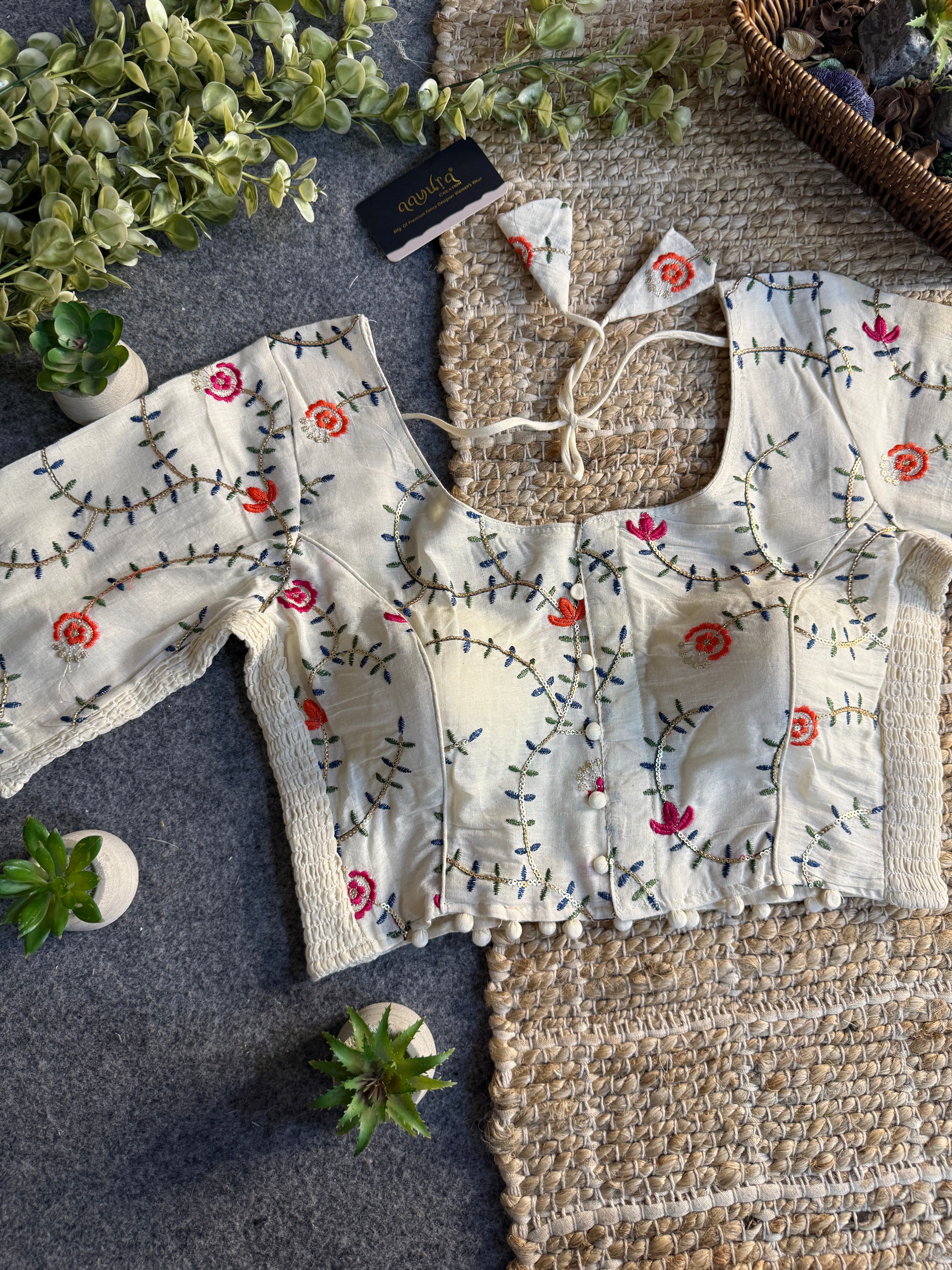 Ivory Bloom Blouse