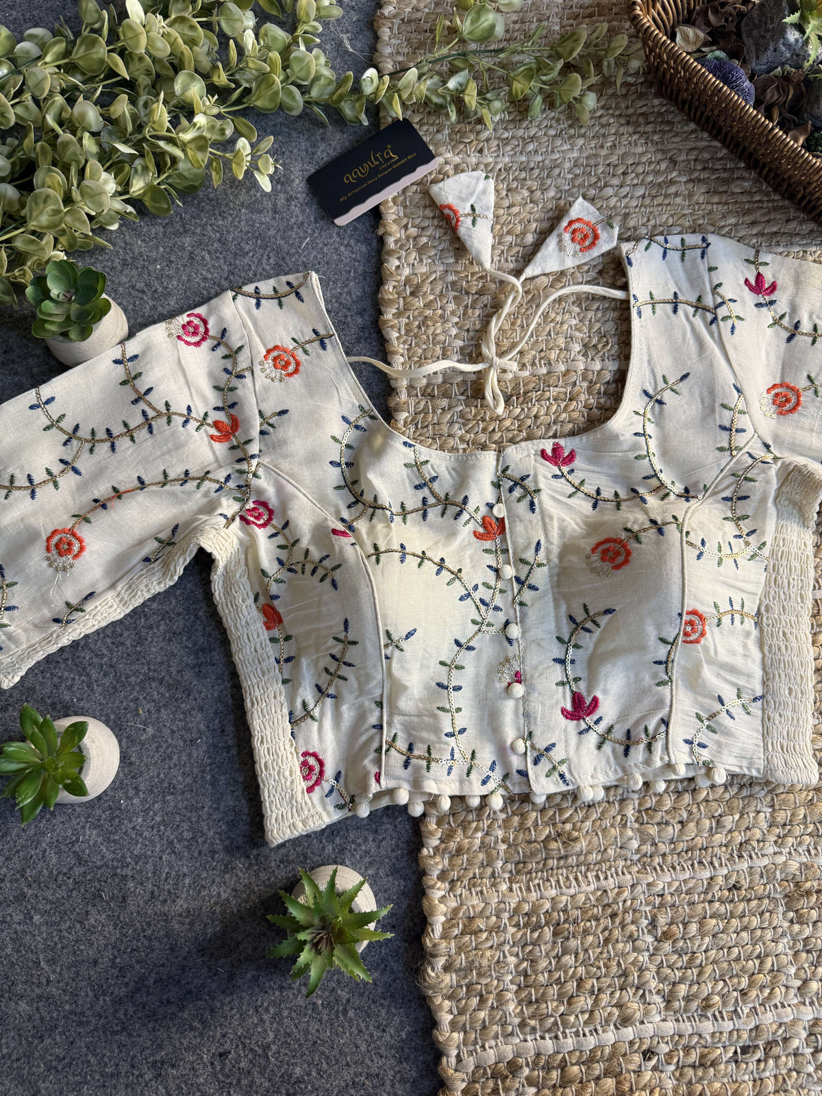 Ivory Bloom Blouse
