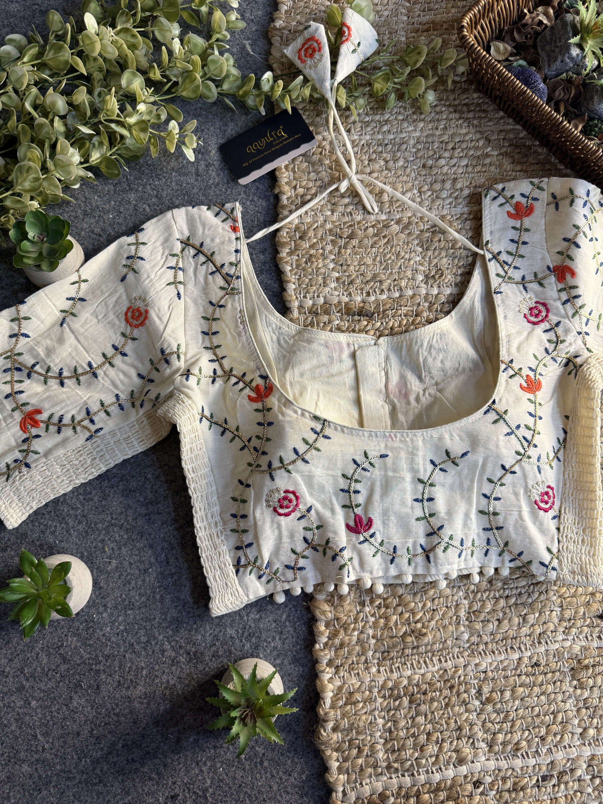 Ivory Bloom Blouse