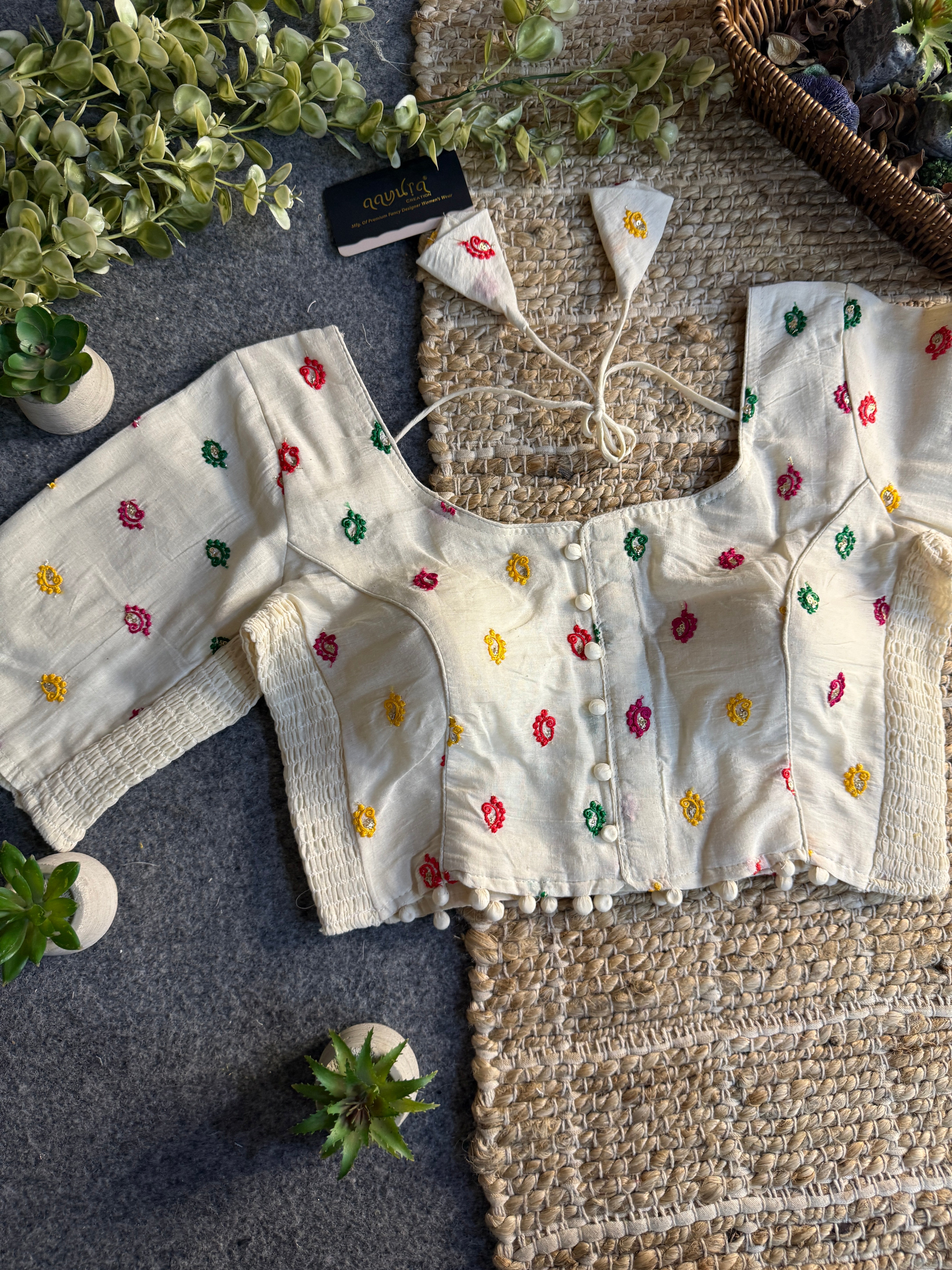 Ivory Bloom Blouse