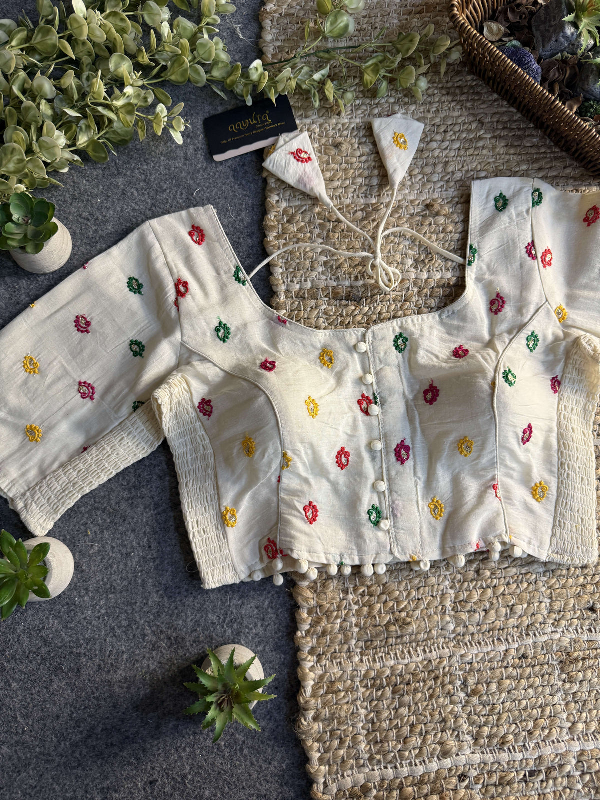 Ivory Bloom Blouse